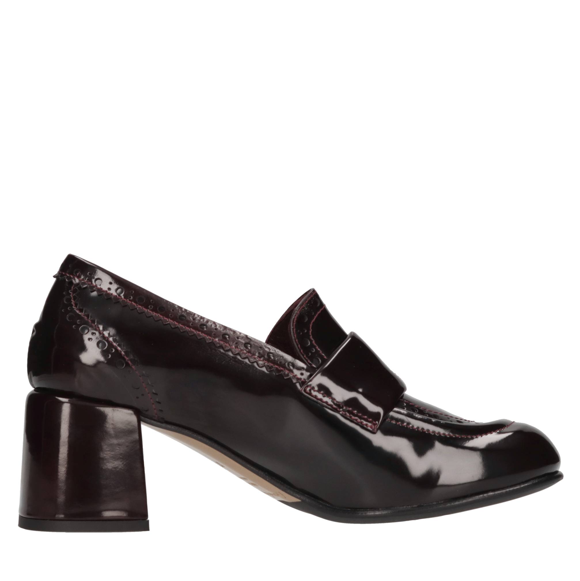 Lorena Paggi Lage schoenen Bordeaux
