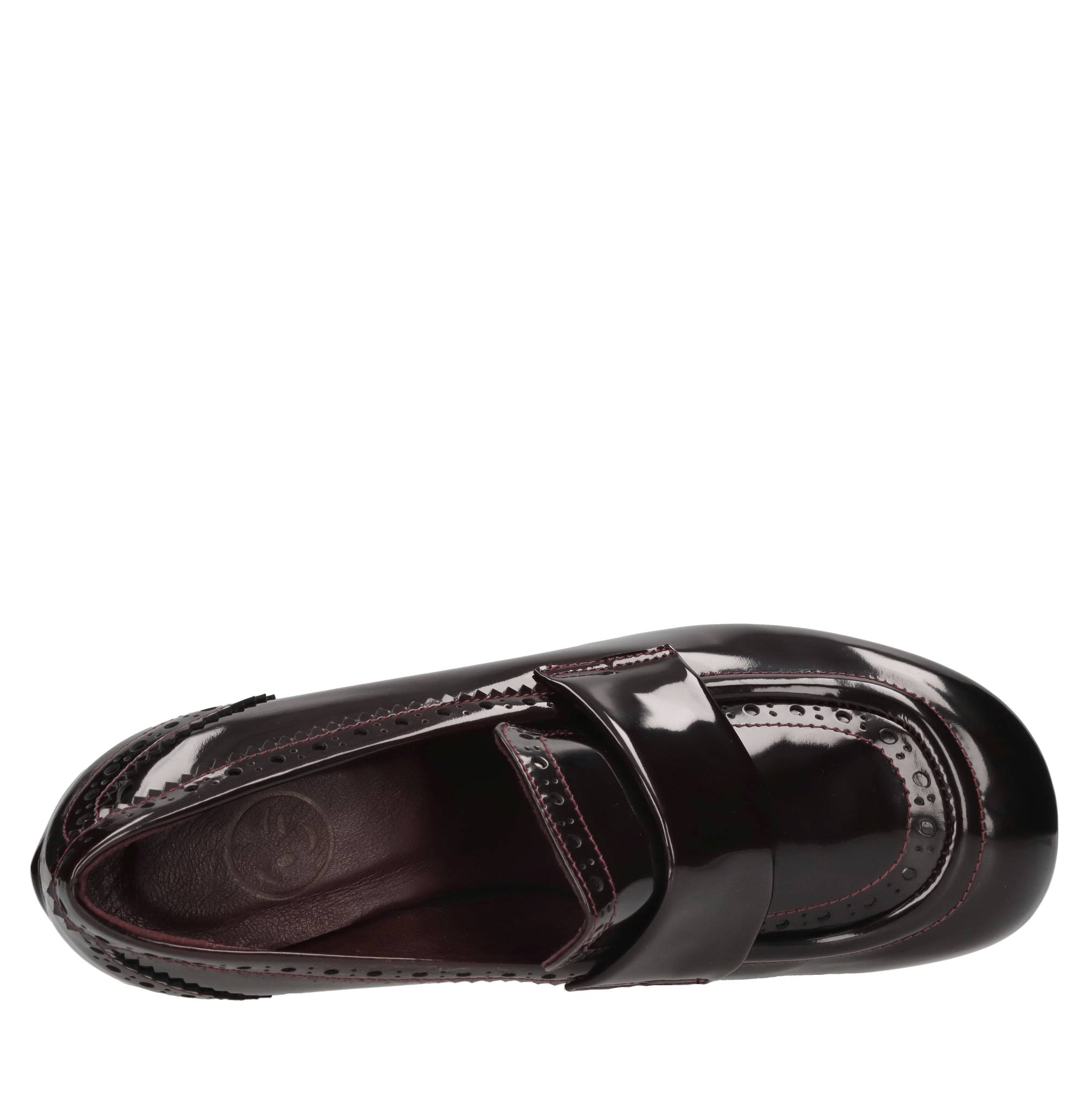 Lorena Paggi Lage schoenen Bordeaux