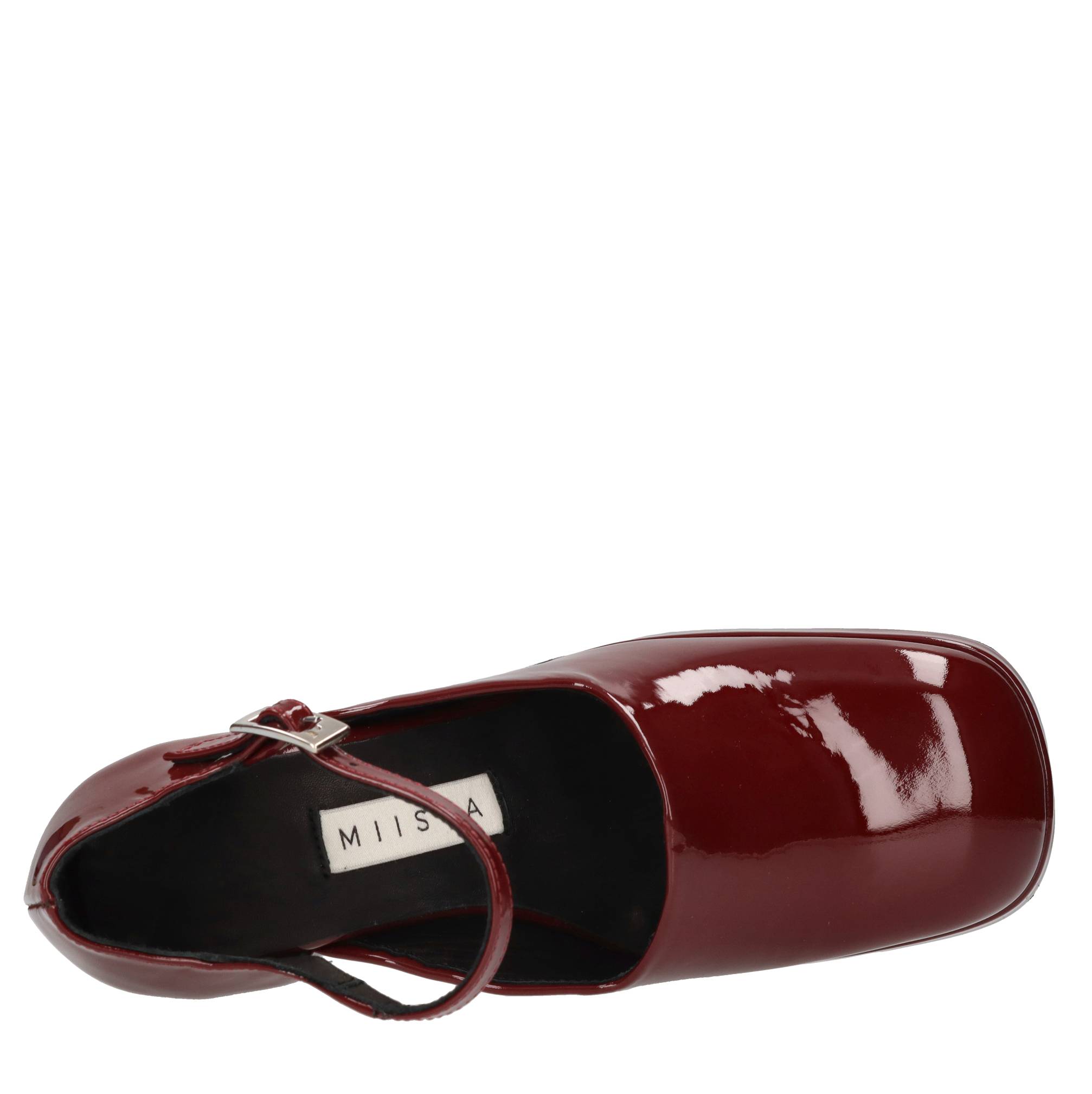 Miista Schuhe mit rotem Absatz