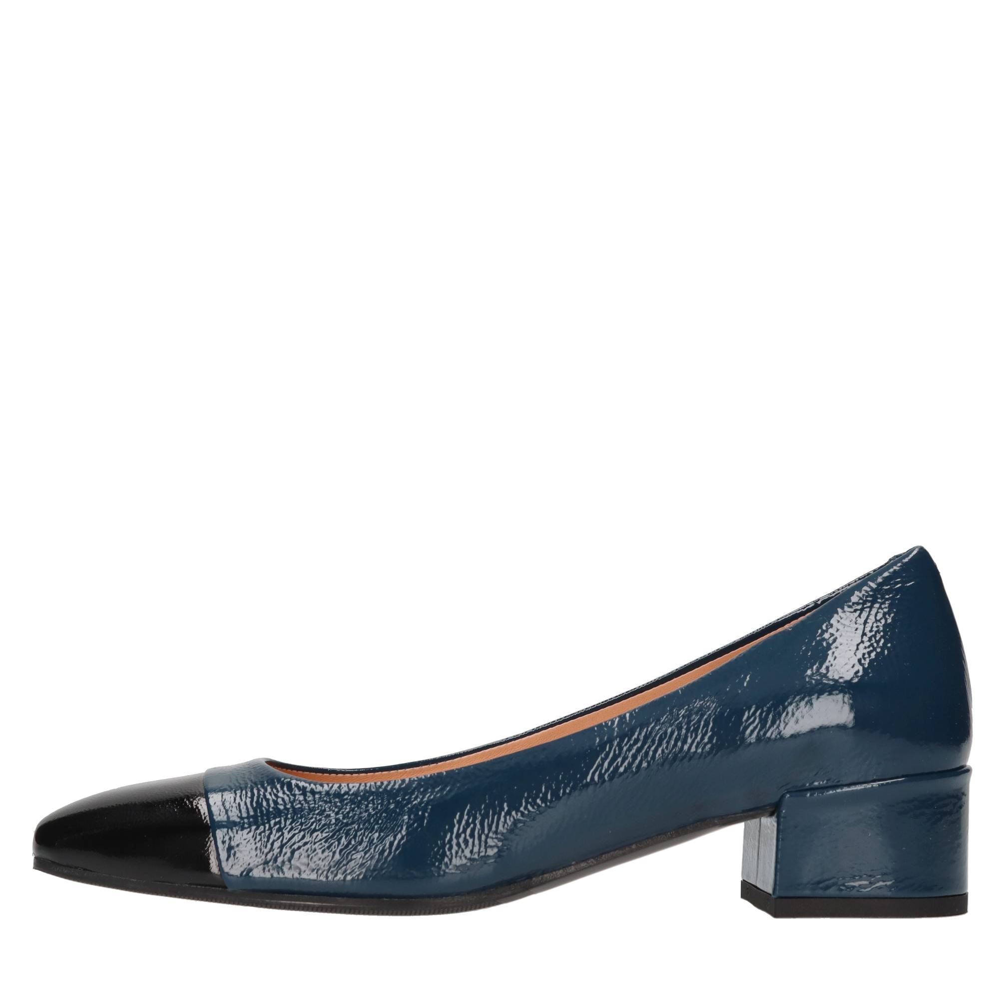 Fru Chaussures avec talon bleu