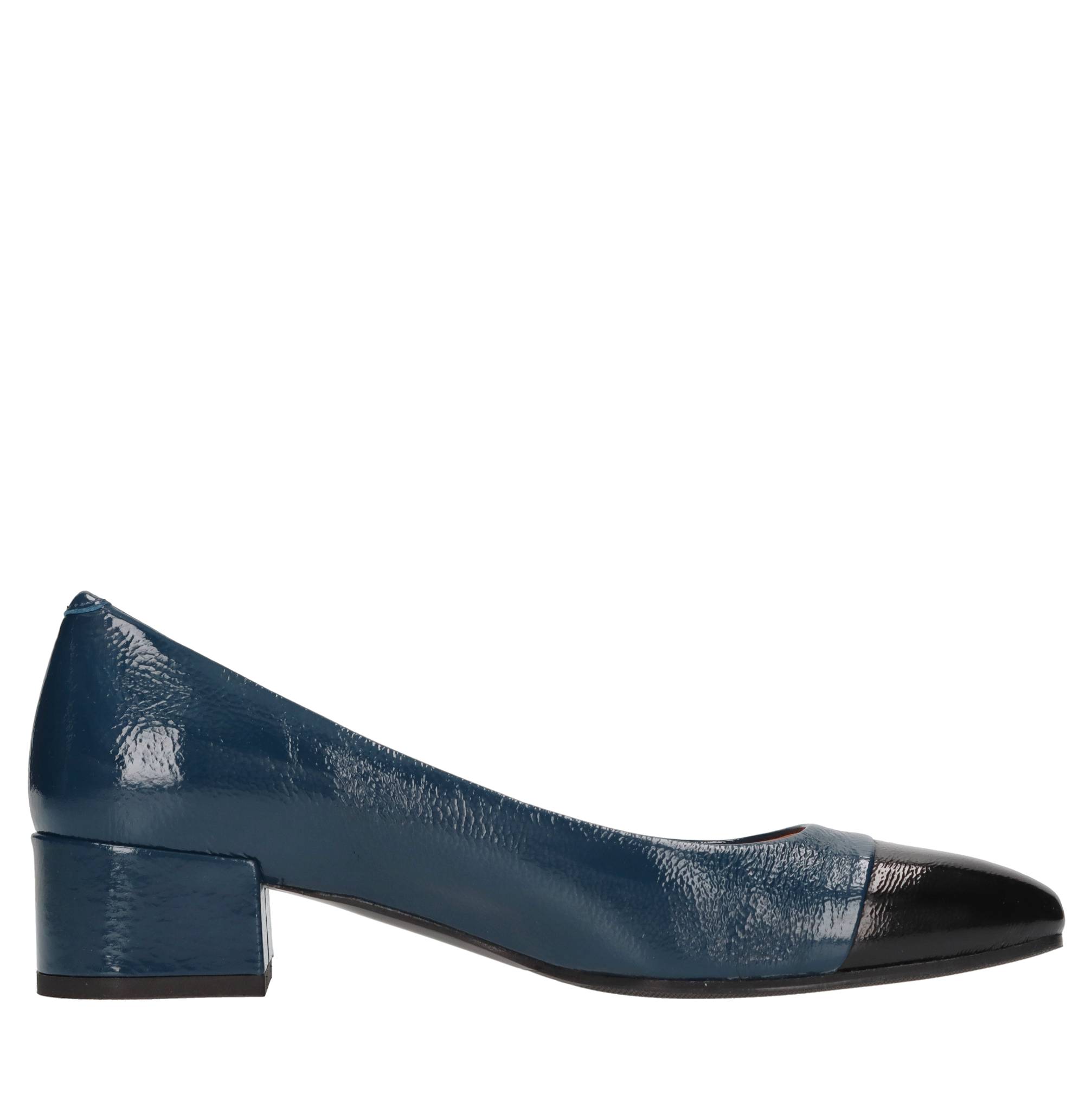 Fru Chaussures avec talon bleu
