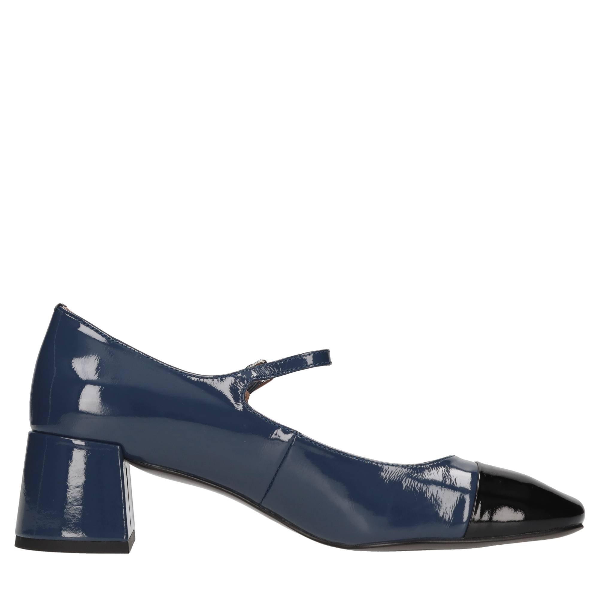 Bibi Lou Chaussures avec talon bleu