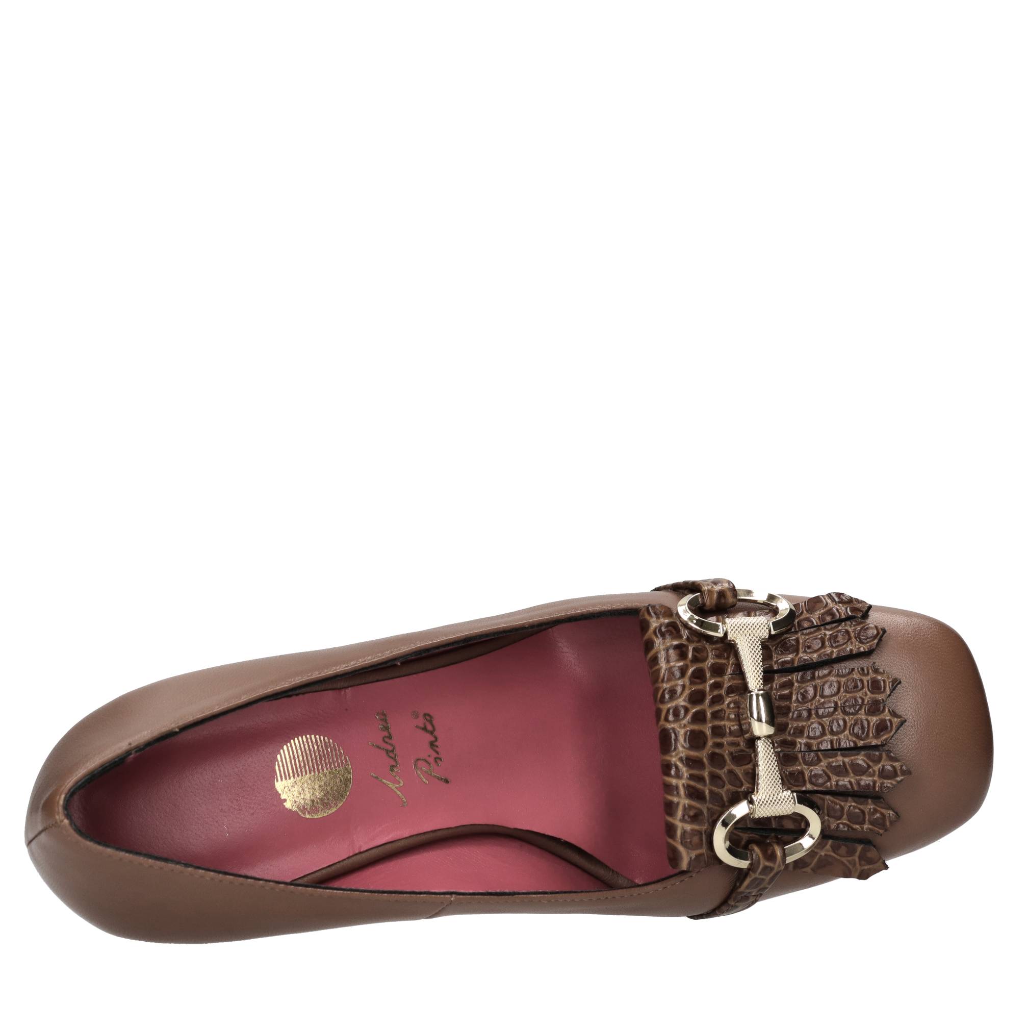 Andrea Pinto Lage schoenen Bruin