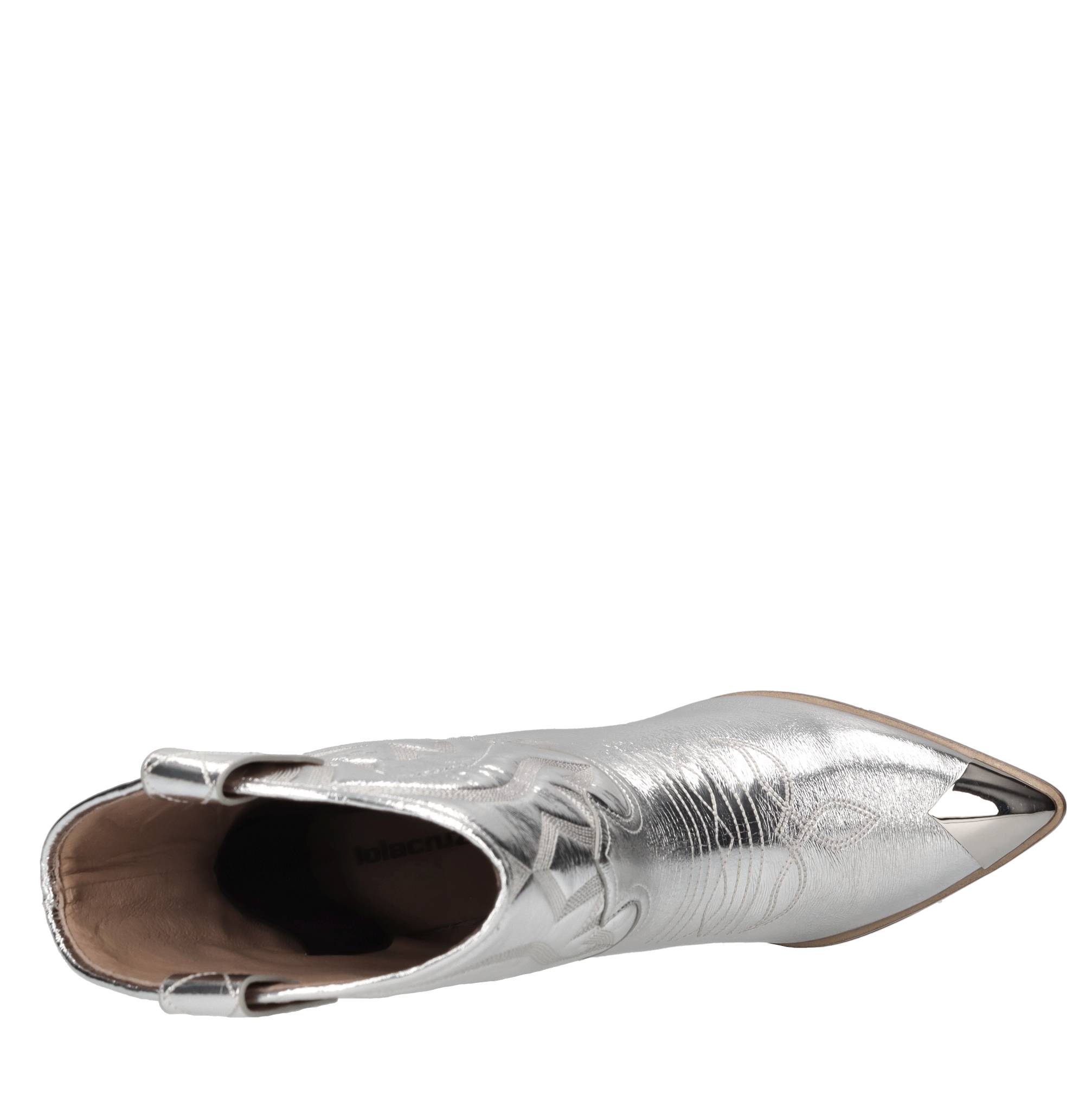 Lola Cruz Bottes en argent