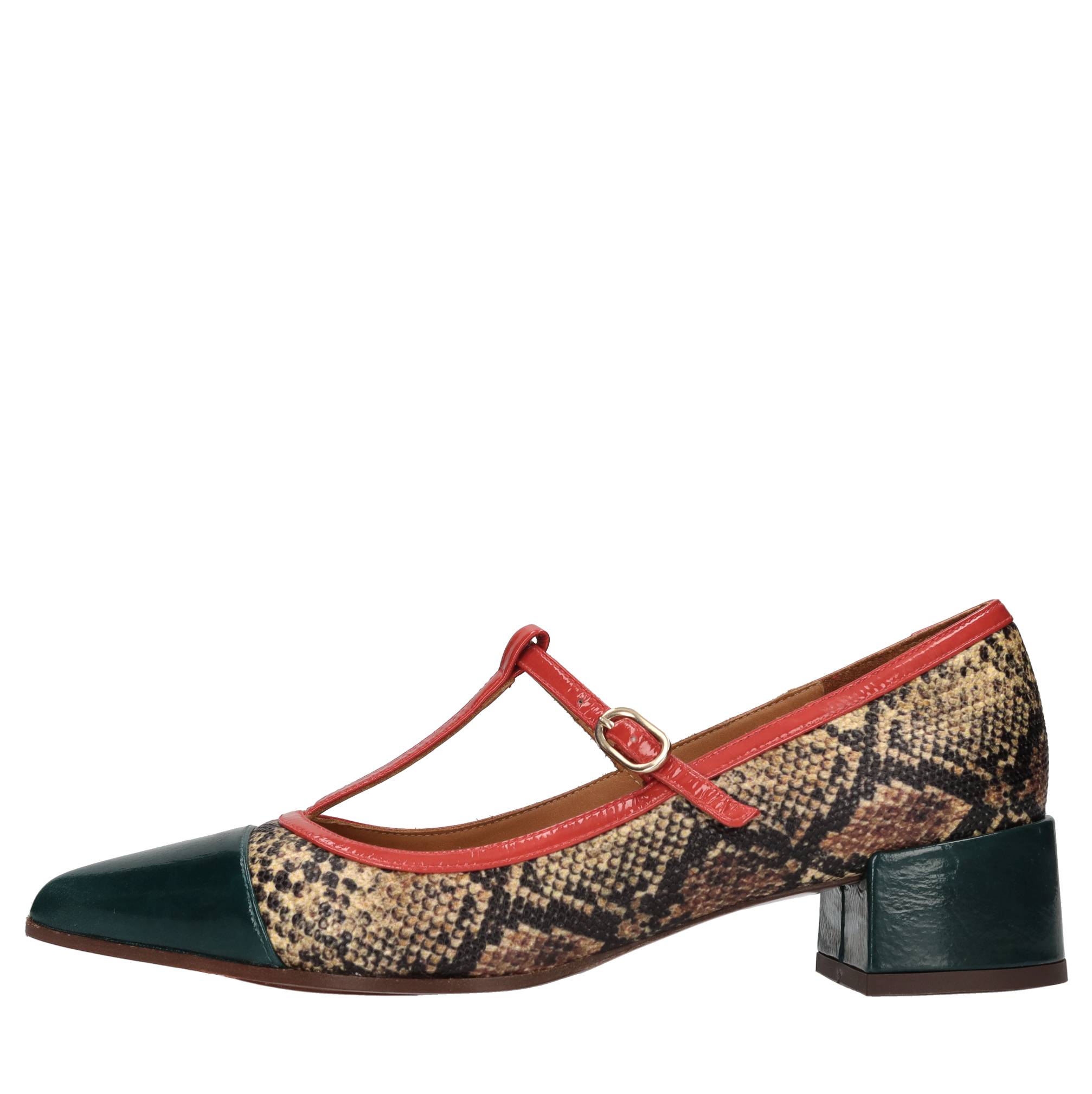 Chie Mihara Chaussures avec talon multicolore