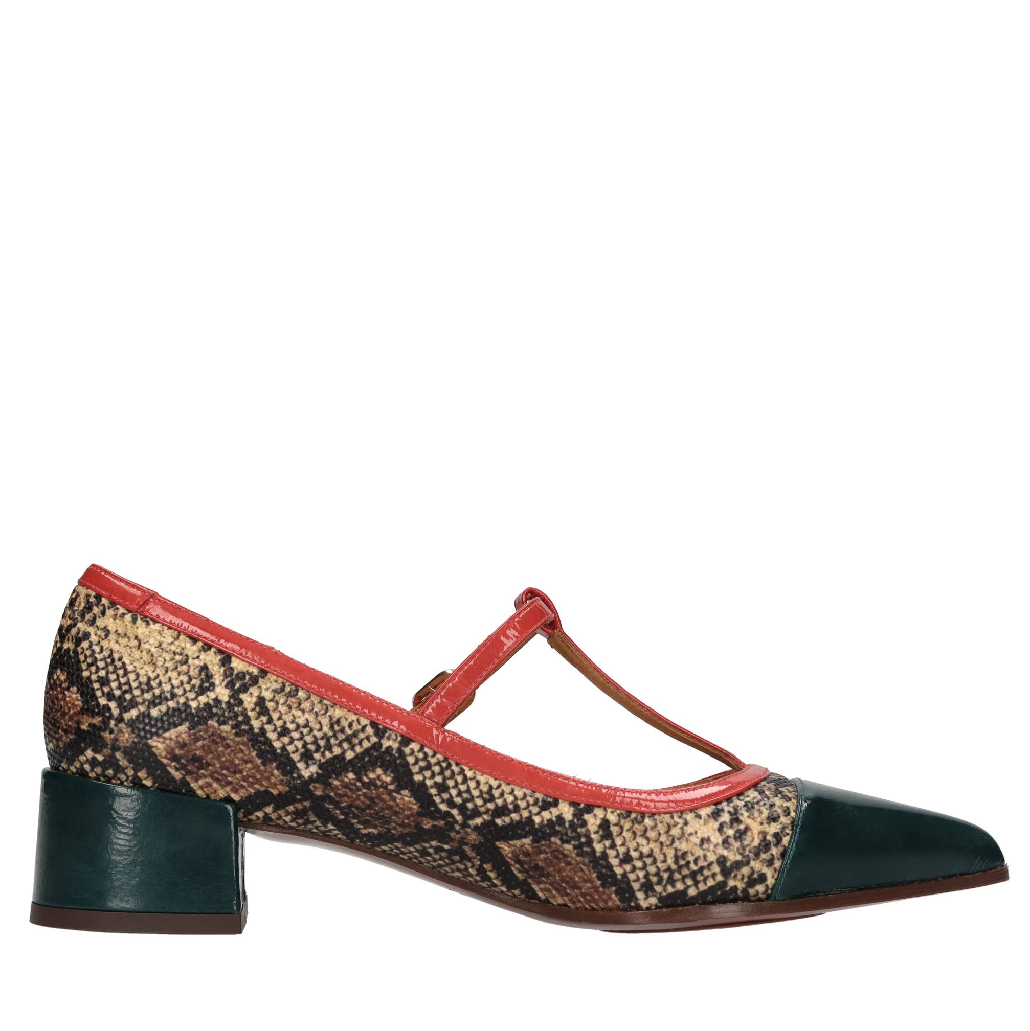 Chie Mihara Chaussures avec talon multicolore