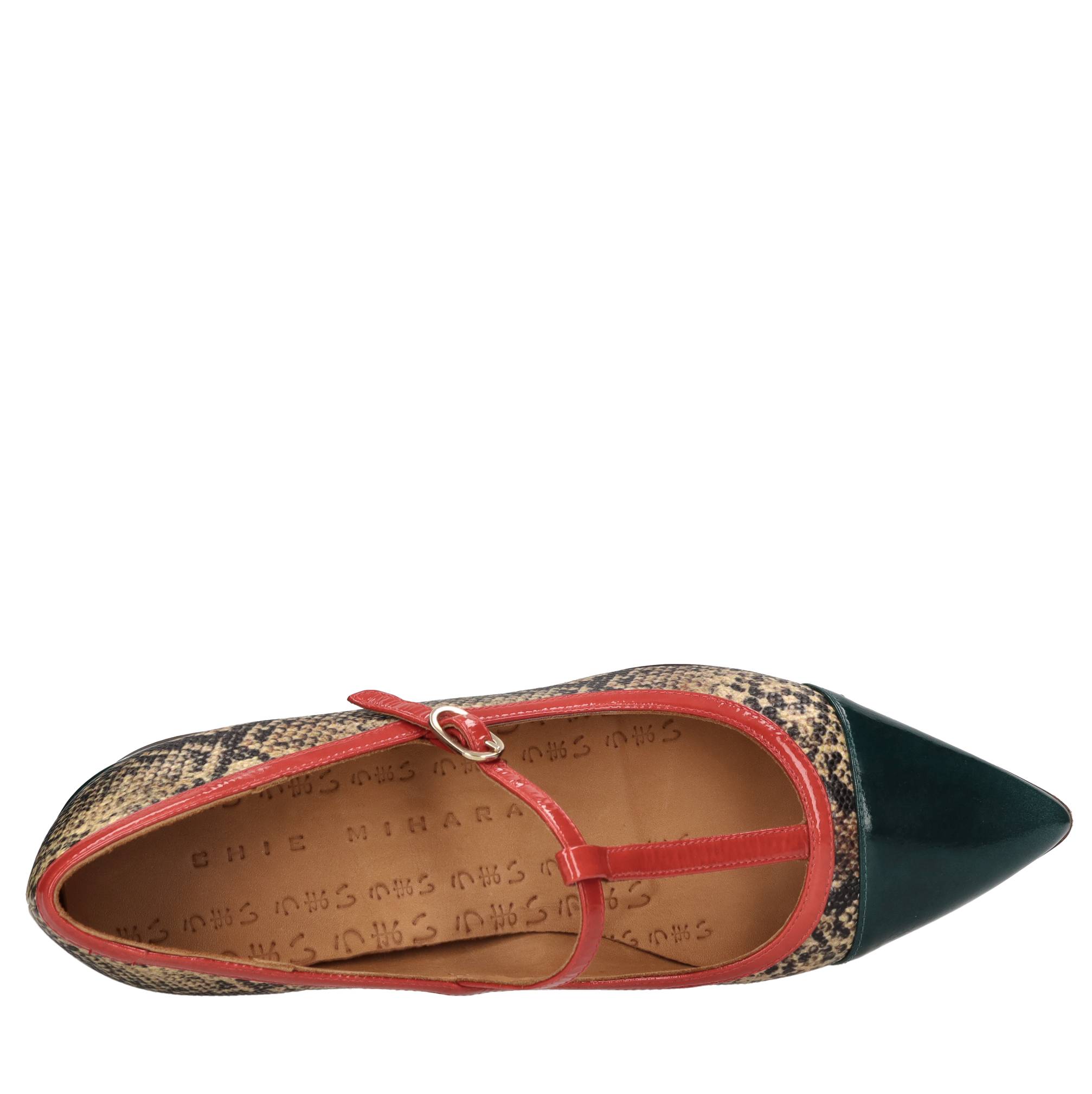 Chie Mihara Chaussures avec talon multicolore