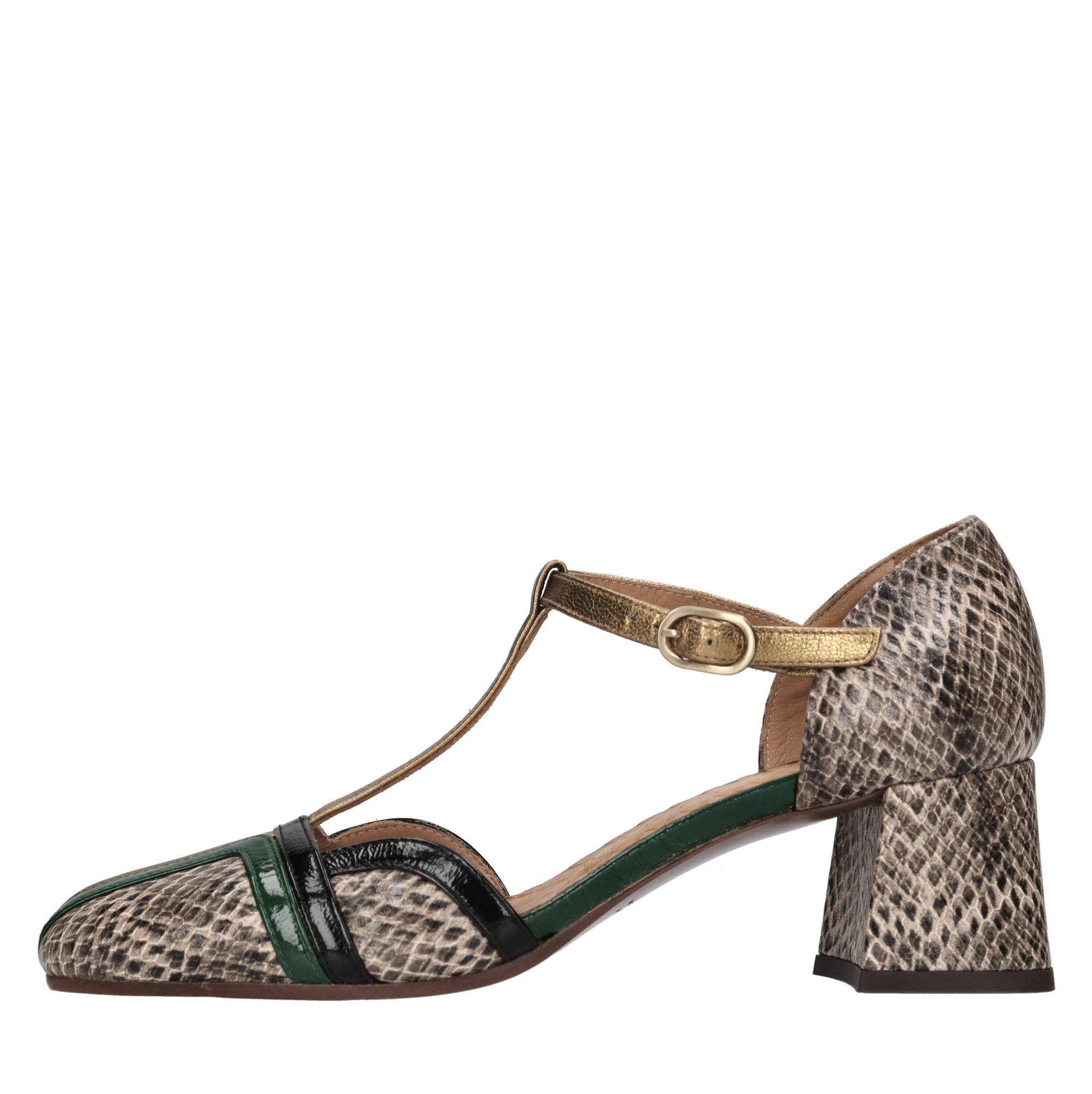 Chie Mihara Chaussures avec talon multicolore