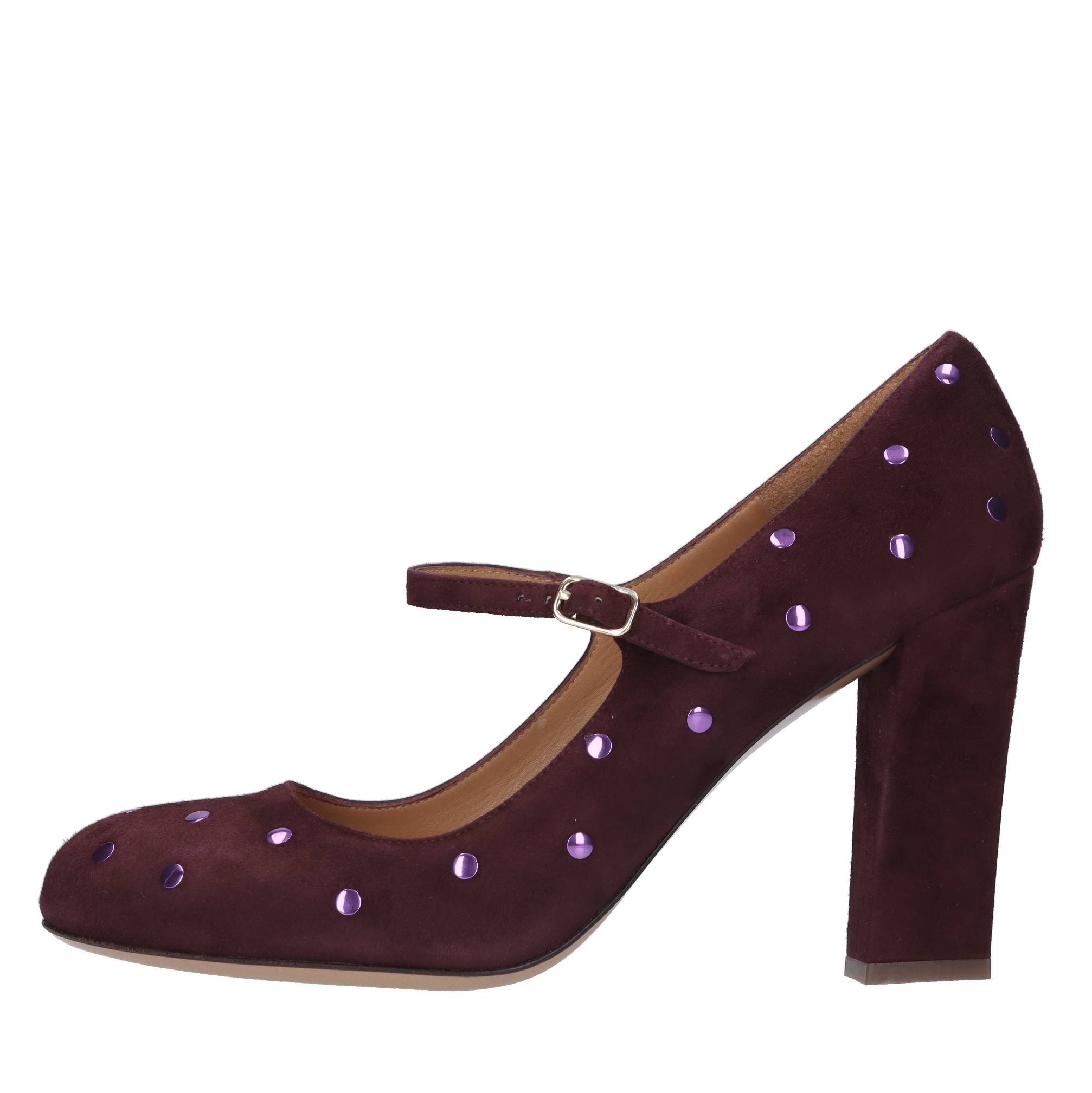 Chie Chaussures avec talon Bordeaux