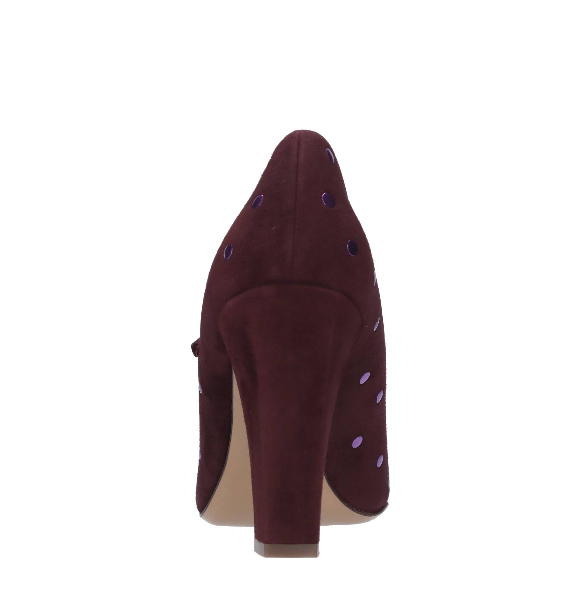 Chie Chaussures avec talon Bordeaux