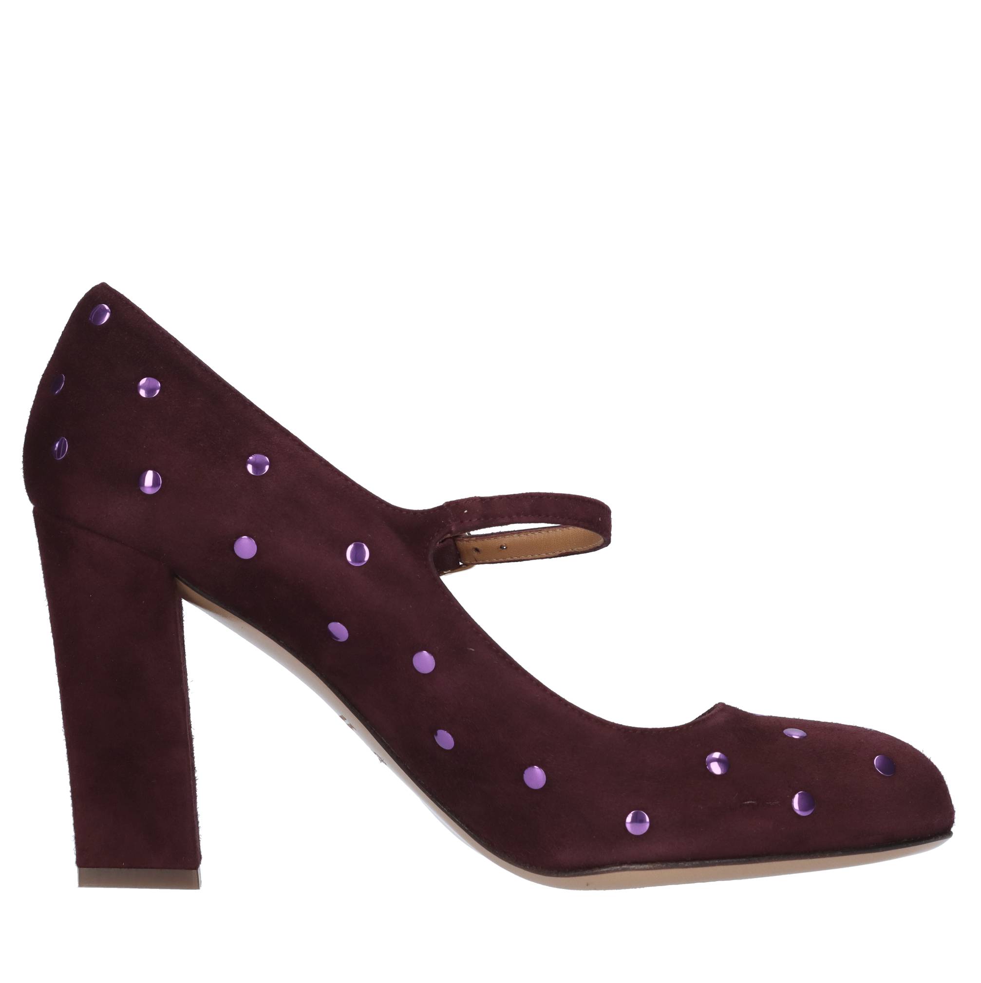 Chie Chaussures avec talon Bordeaux