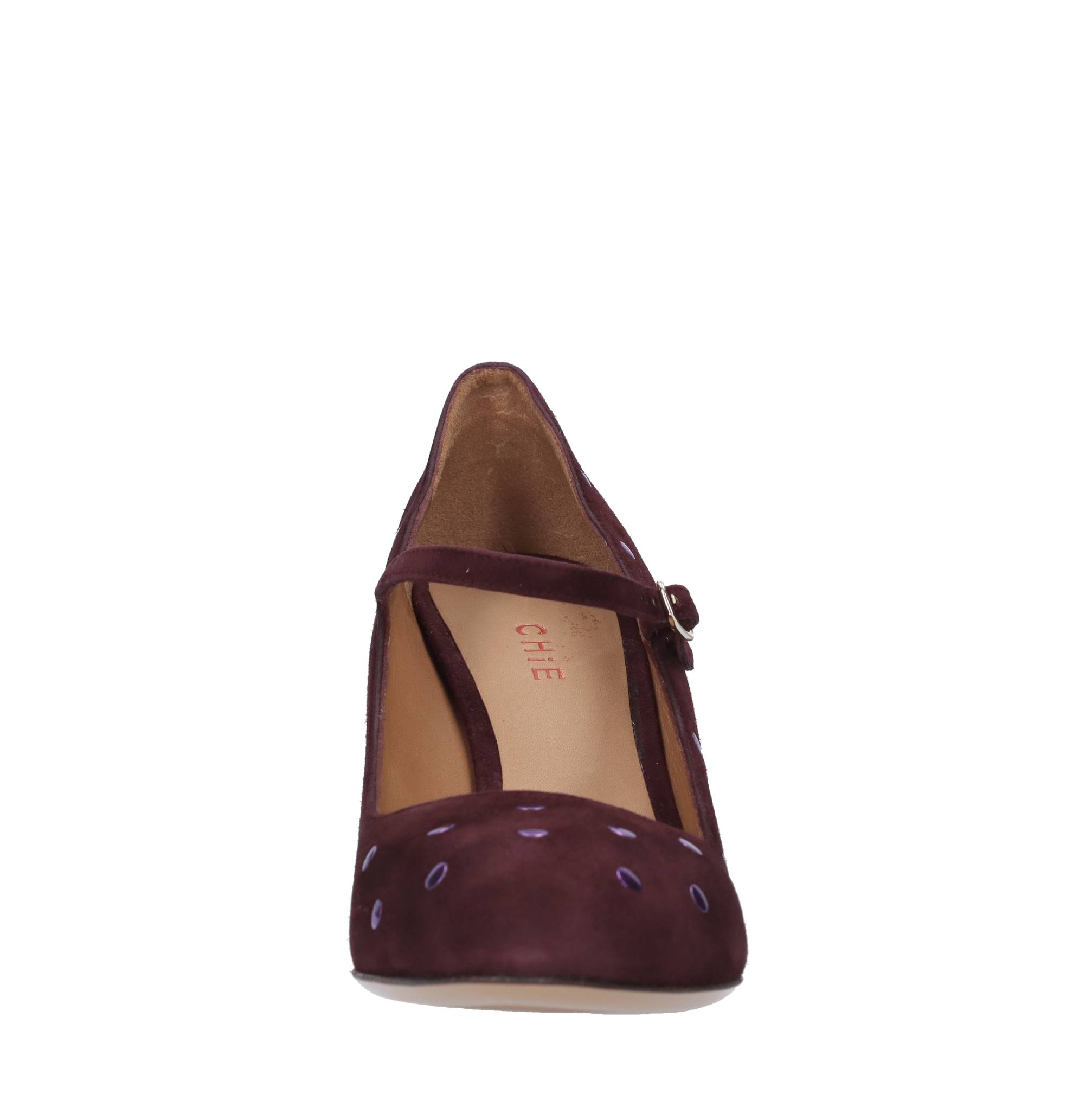 Chie Chaussures avec talon Bordeaux