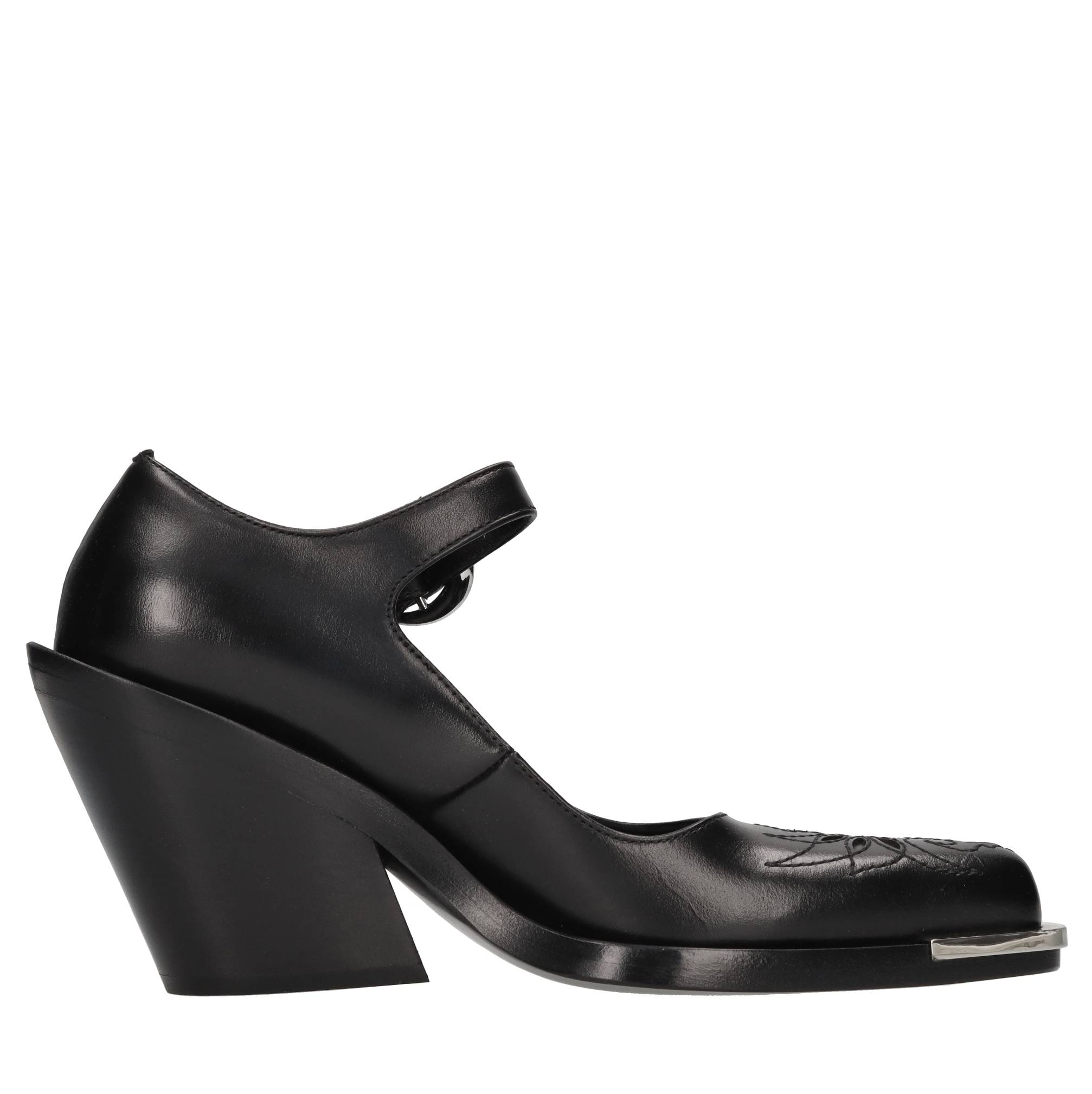 RABANNE Scarpe con Tacco Nero