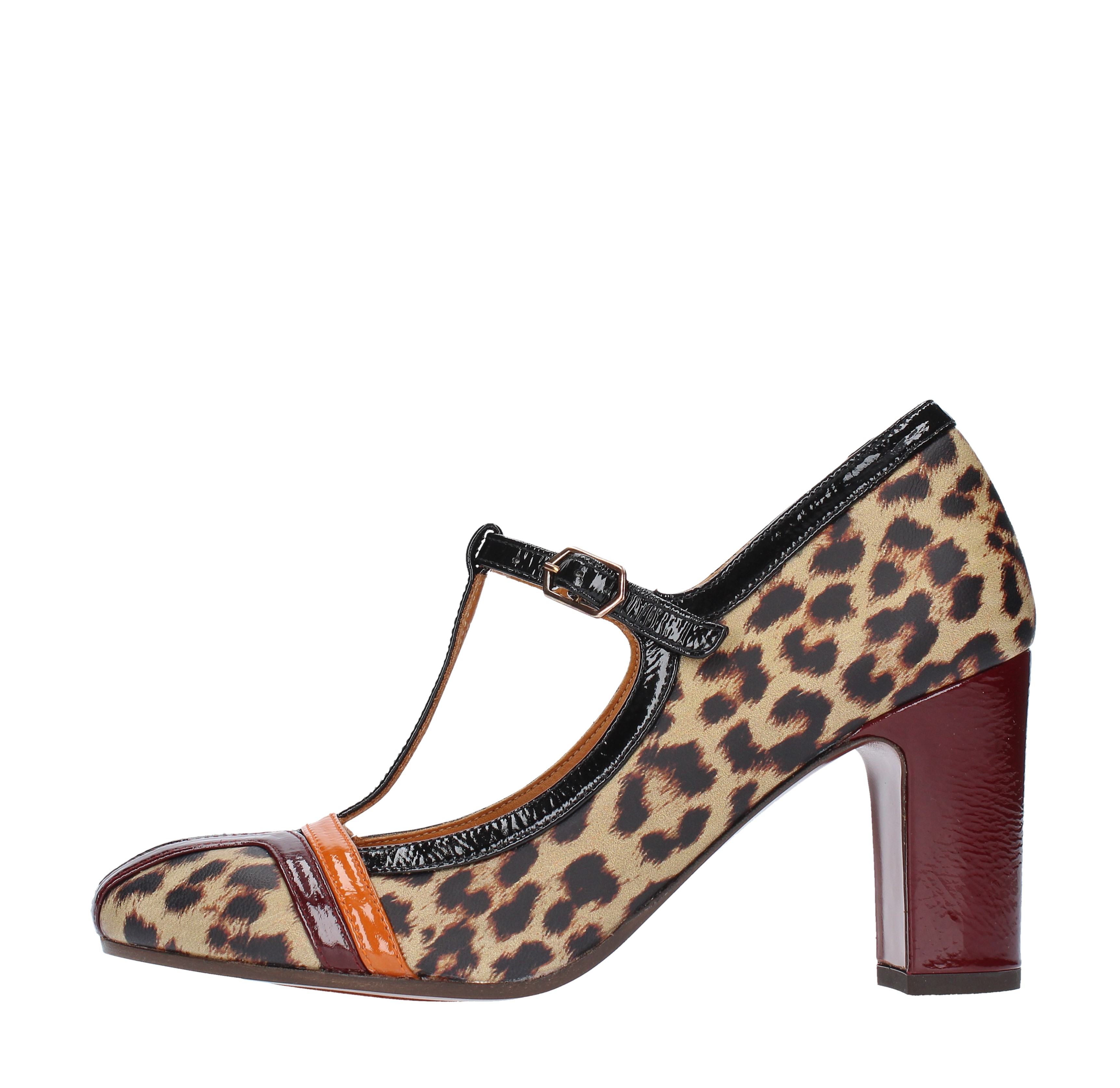 Zapatos Chie Mihara con tacones multicolor