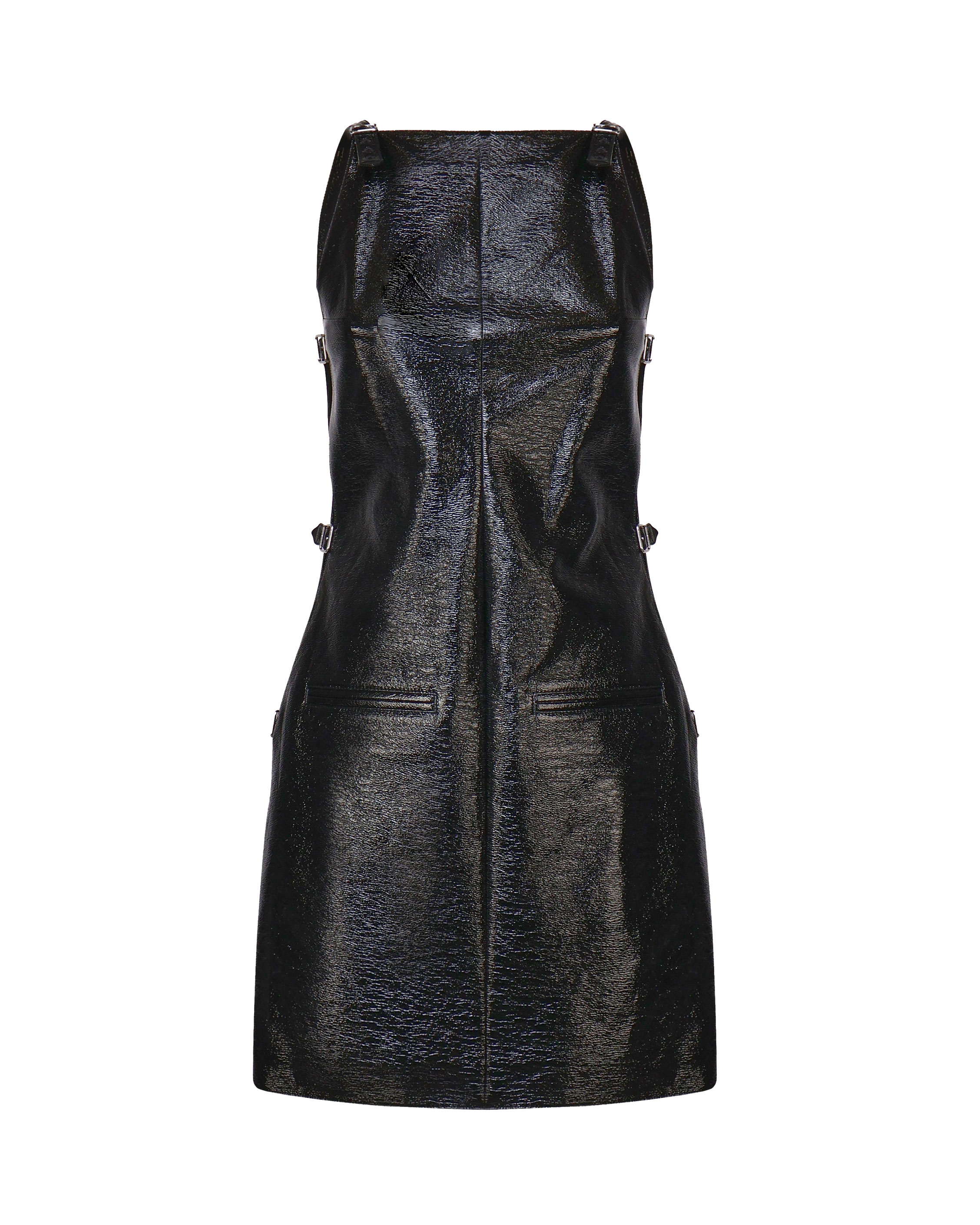 Courreges Dresses Black Cotone Poliuretano Elastane – Women