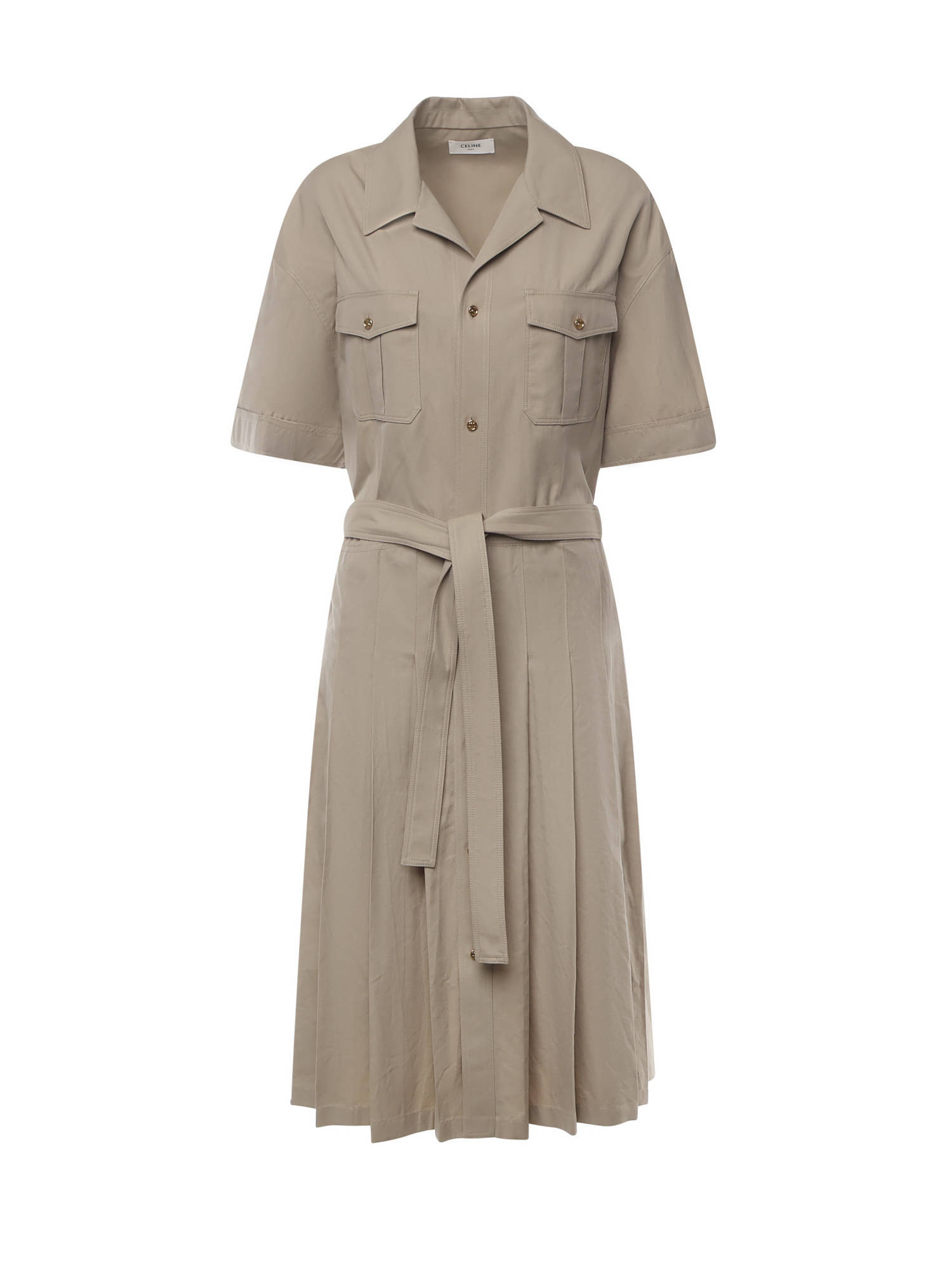 Céline Dresses Dune Cotton Gabardine – Women