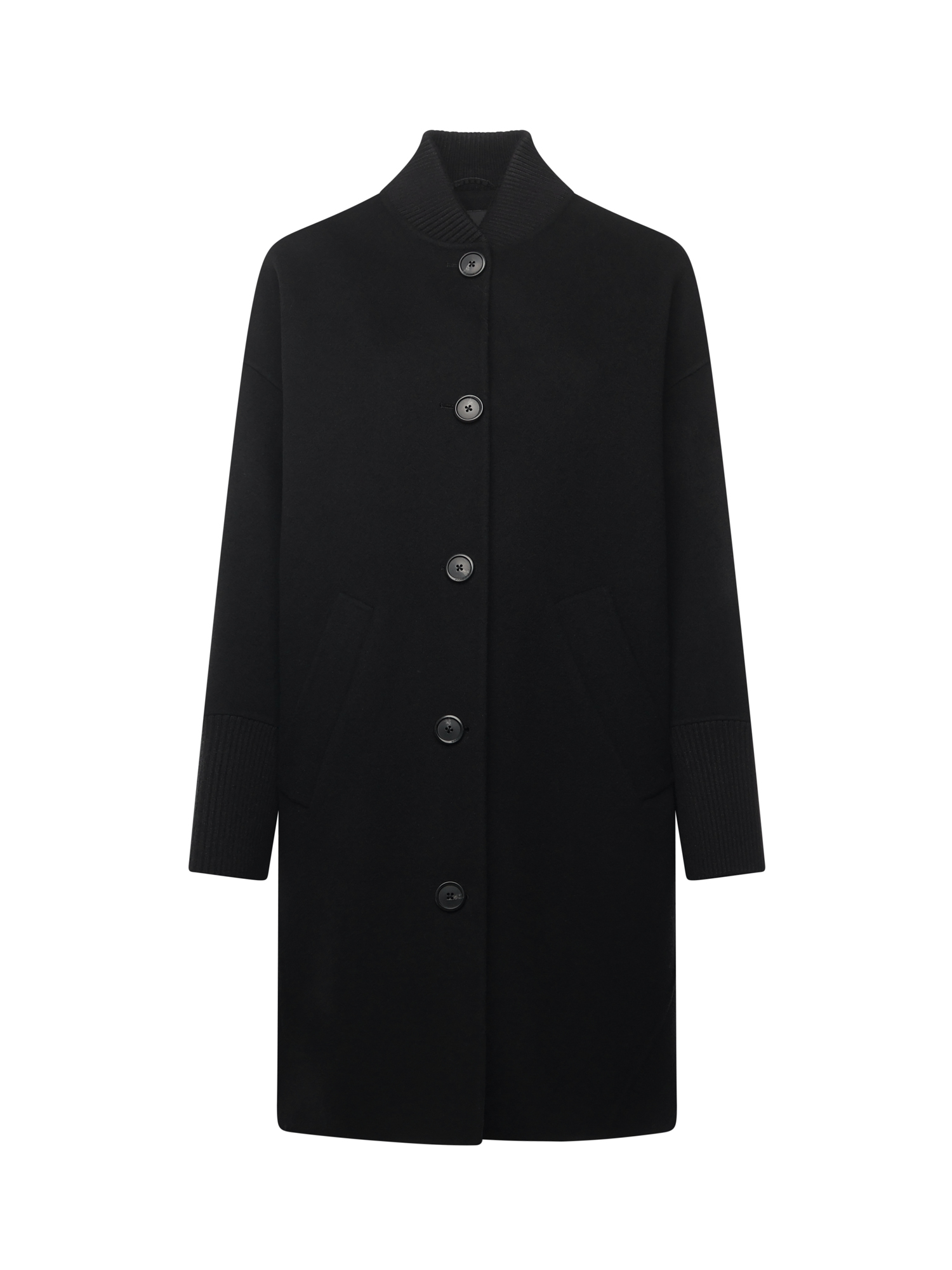 Pinko Manteau Court - Noir