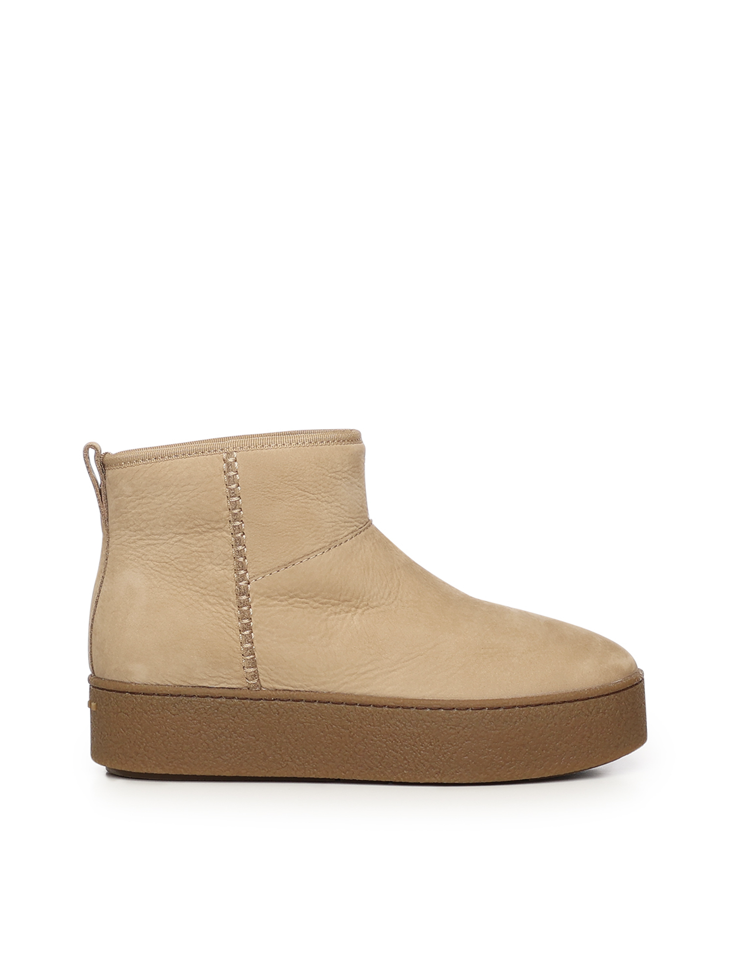 Hogan Boots Beige Calfskin – Women