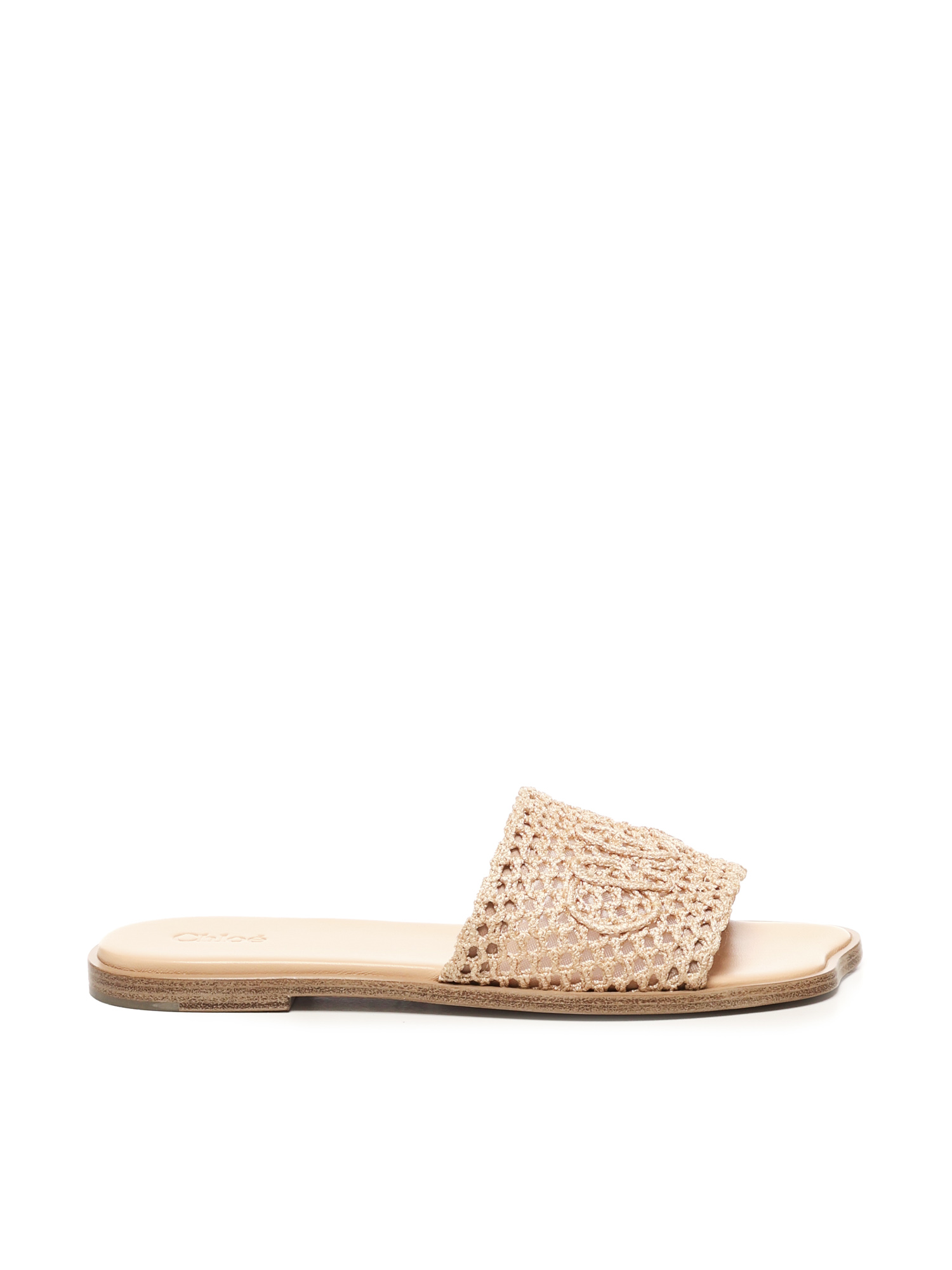 Chloè Sandals Pink Silk – Women