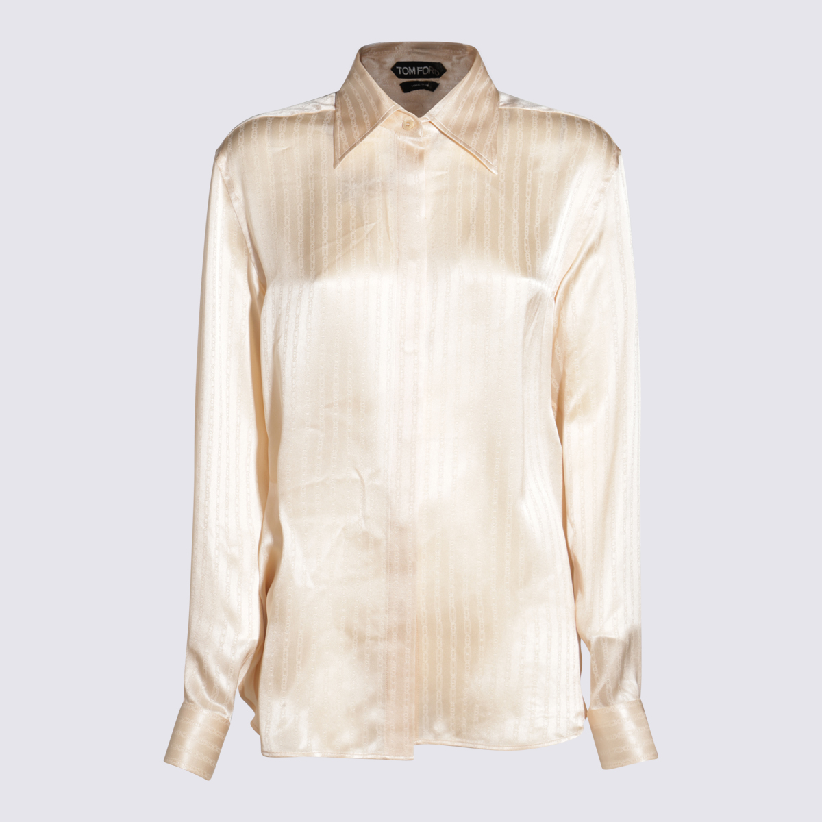 Tom Ford Light Beige Silk Shirt