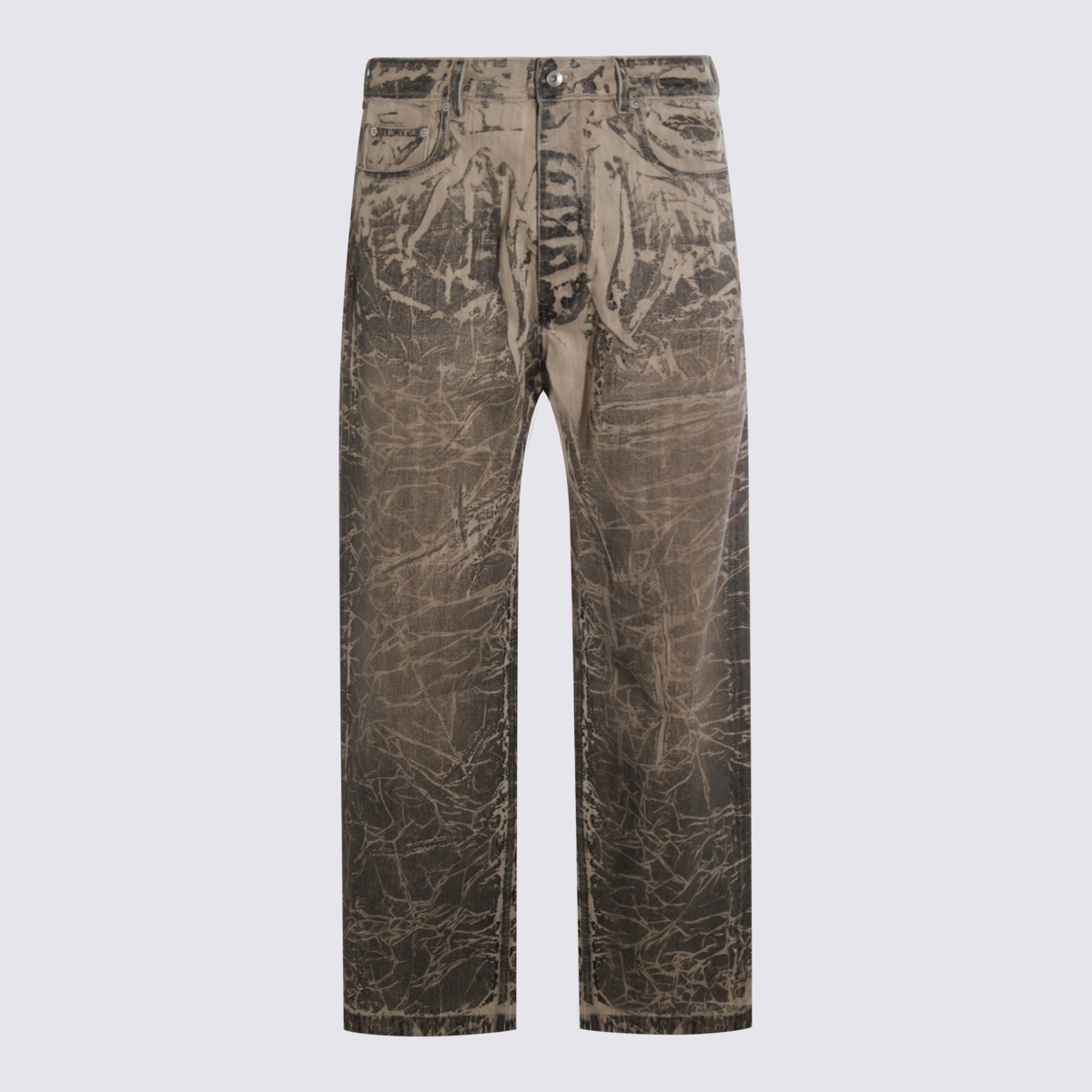 DRKSHDW Washed Black Cotton Geth Jeans