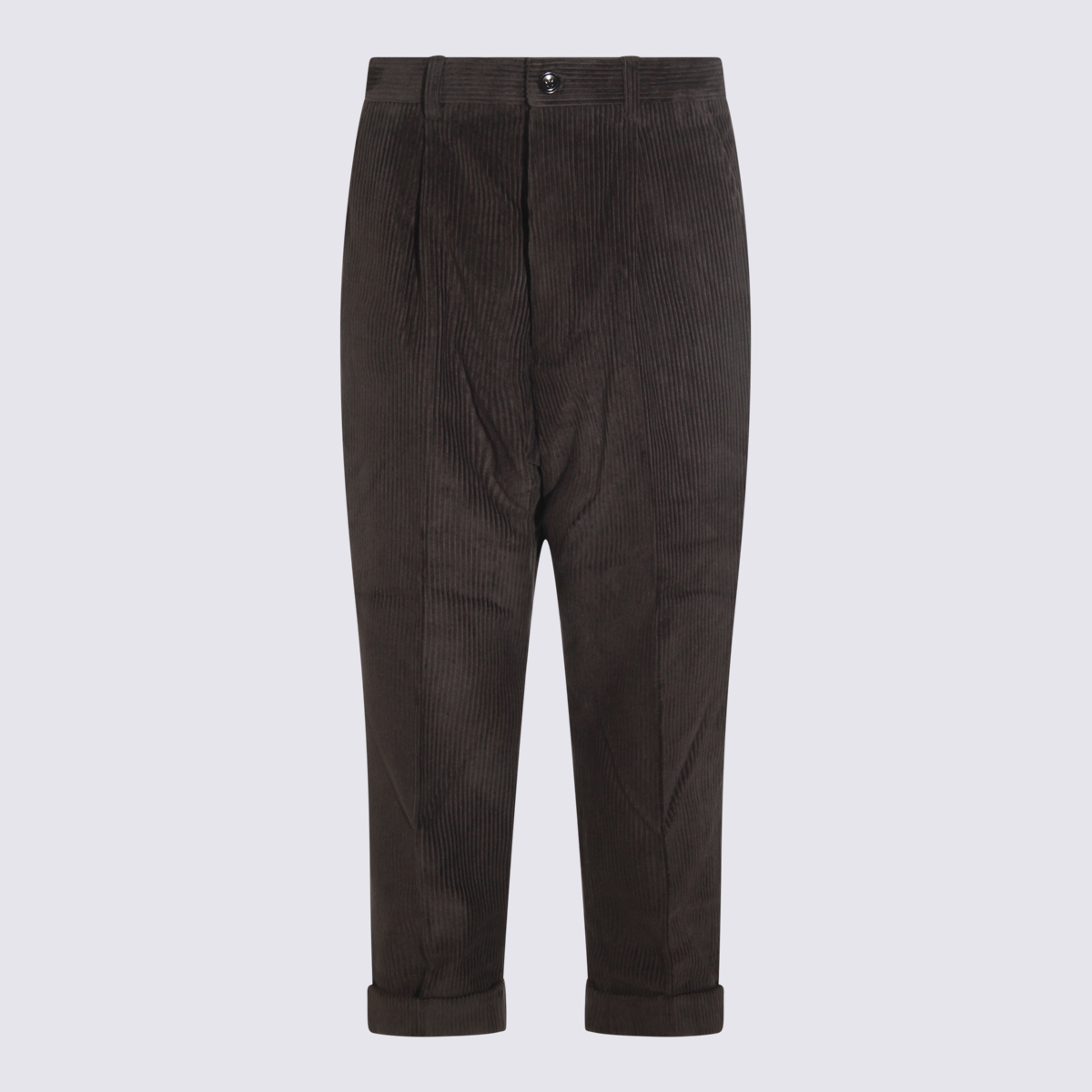 AMI Paris Ami Paris Trousers Grey _100 % Co - Men　アミ パリ パンツ グレー _100 % Co - メンズ