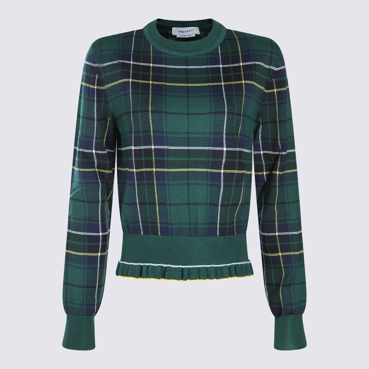 Alexander McQueen Sweaters Navy/green/yellow _wo - Women