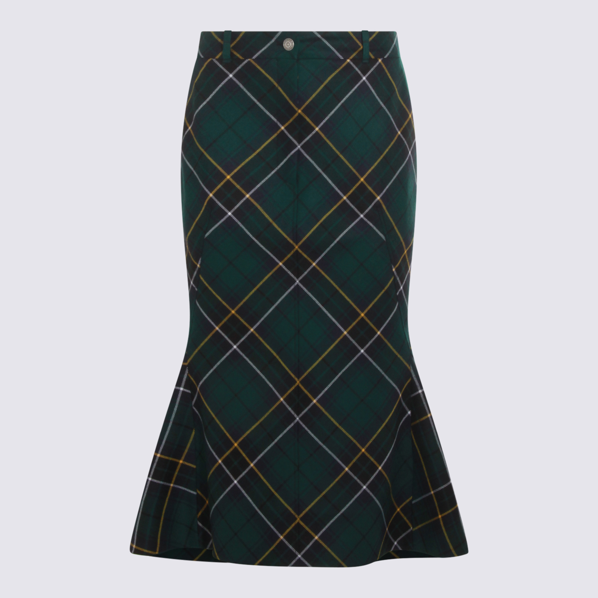 Alexander McQueen Skirts Navy/green/yellow _wo - Women