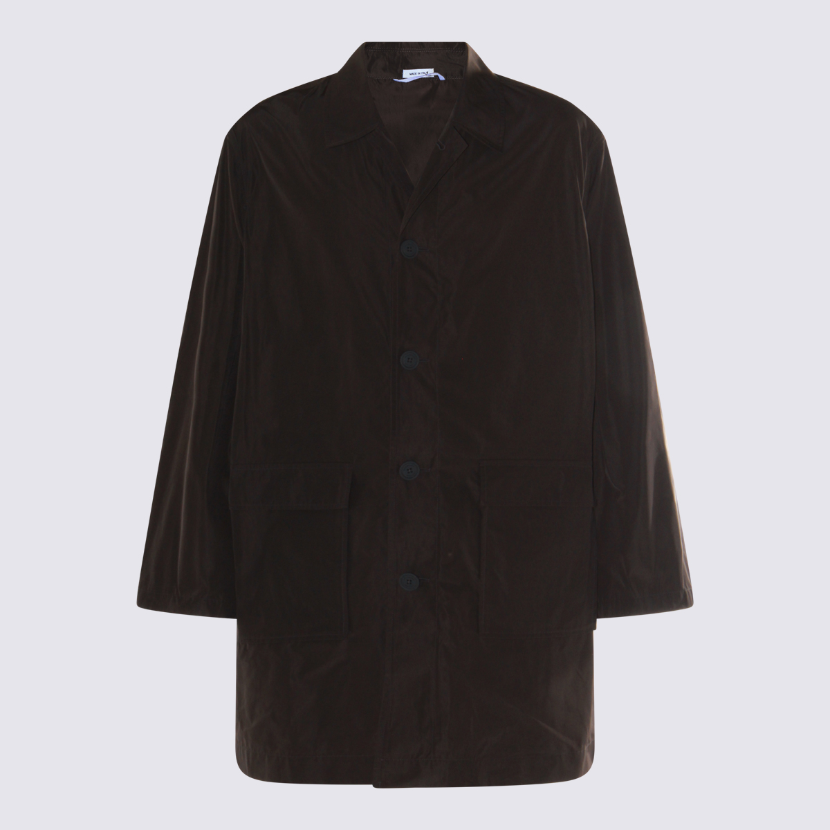 Thom Browne Coats Grey _pl - Men