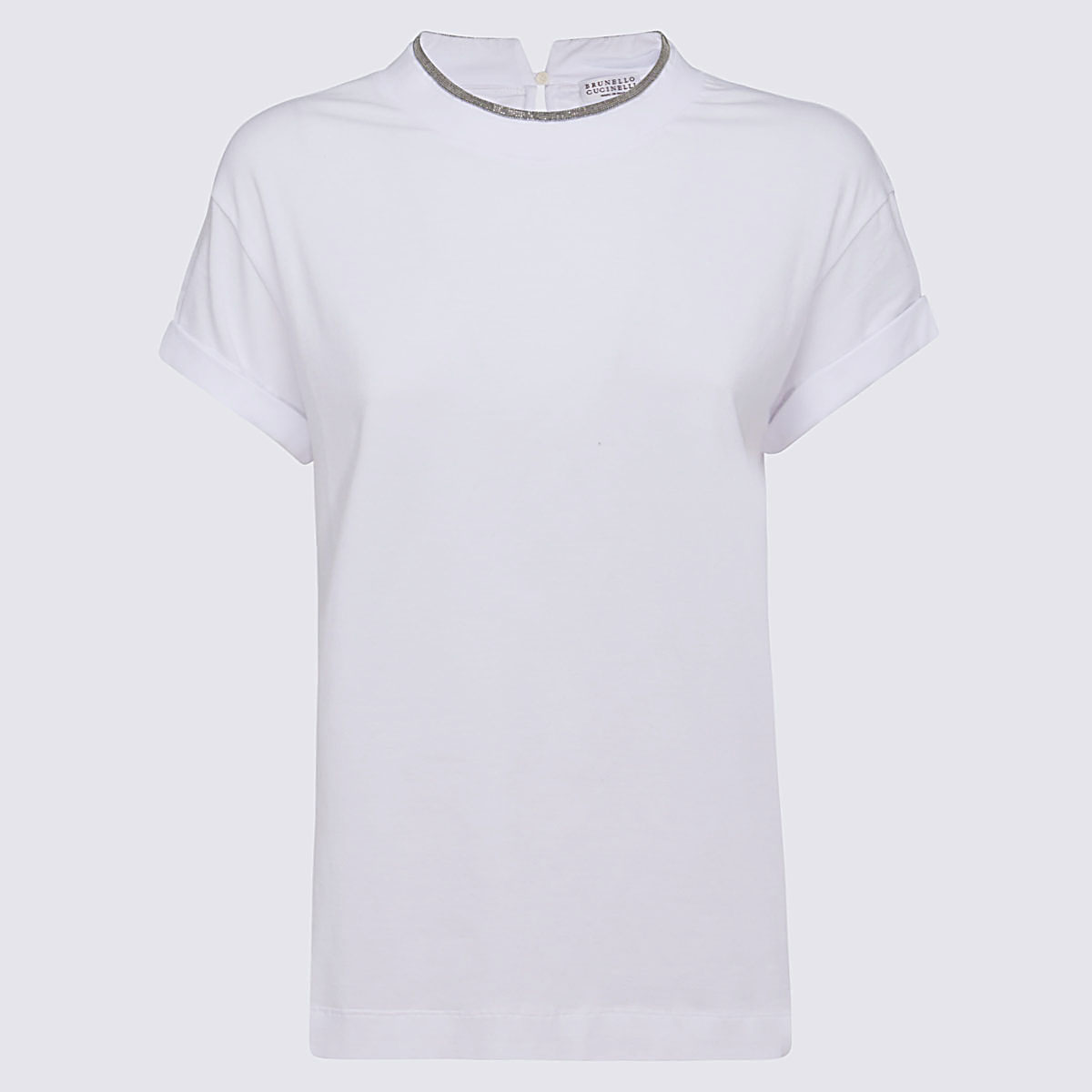 Brunello Cucinelli T-shirts and Polos White _co Ea – Women