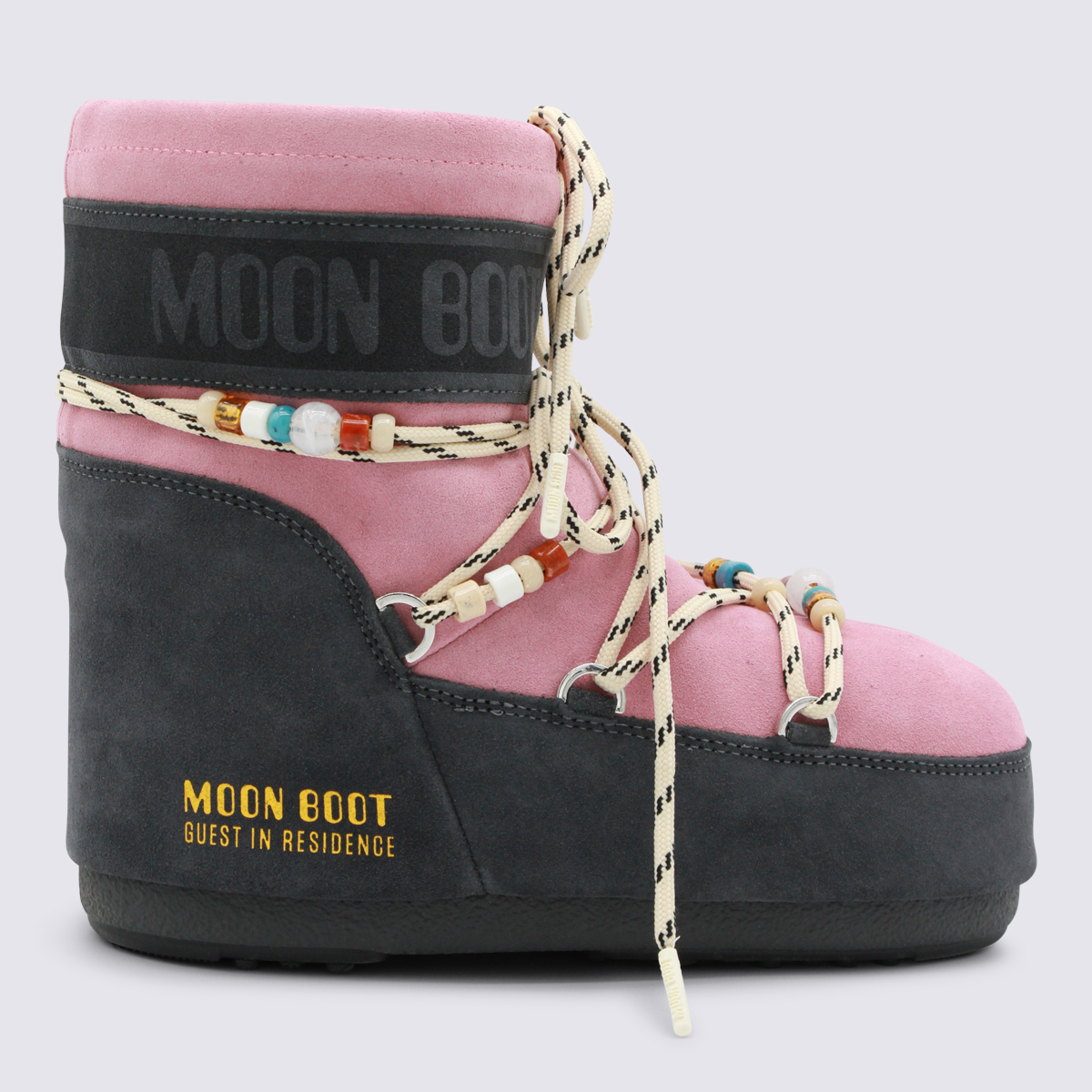 Moon Boot Grey/rose _cover Tex Sole El – Women