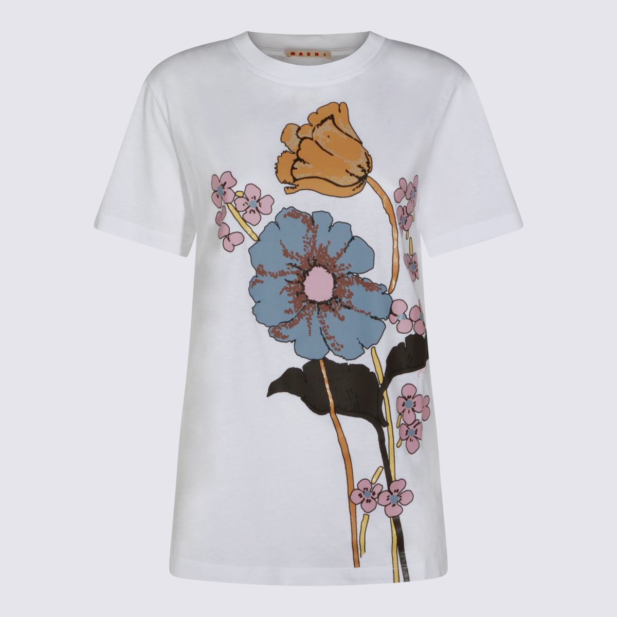 Marni T-shirts and Polos Lily White _100 % Co – Women