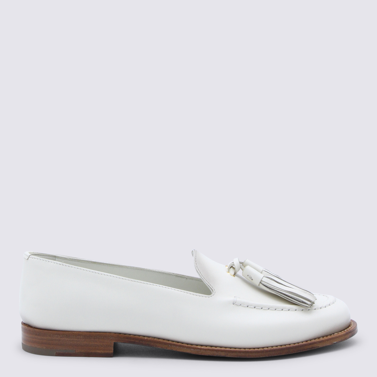 Church'S Churchs Flat shoes White _100 % Le - Women