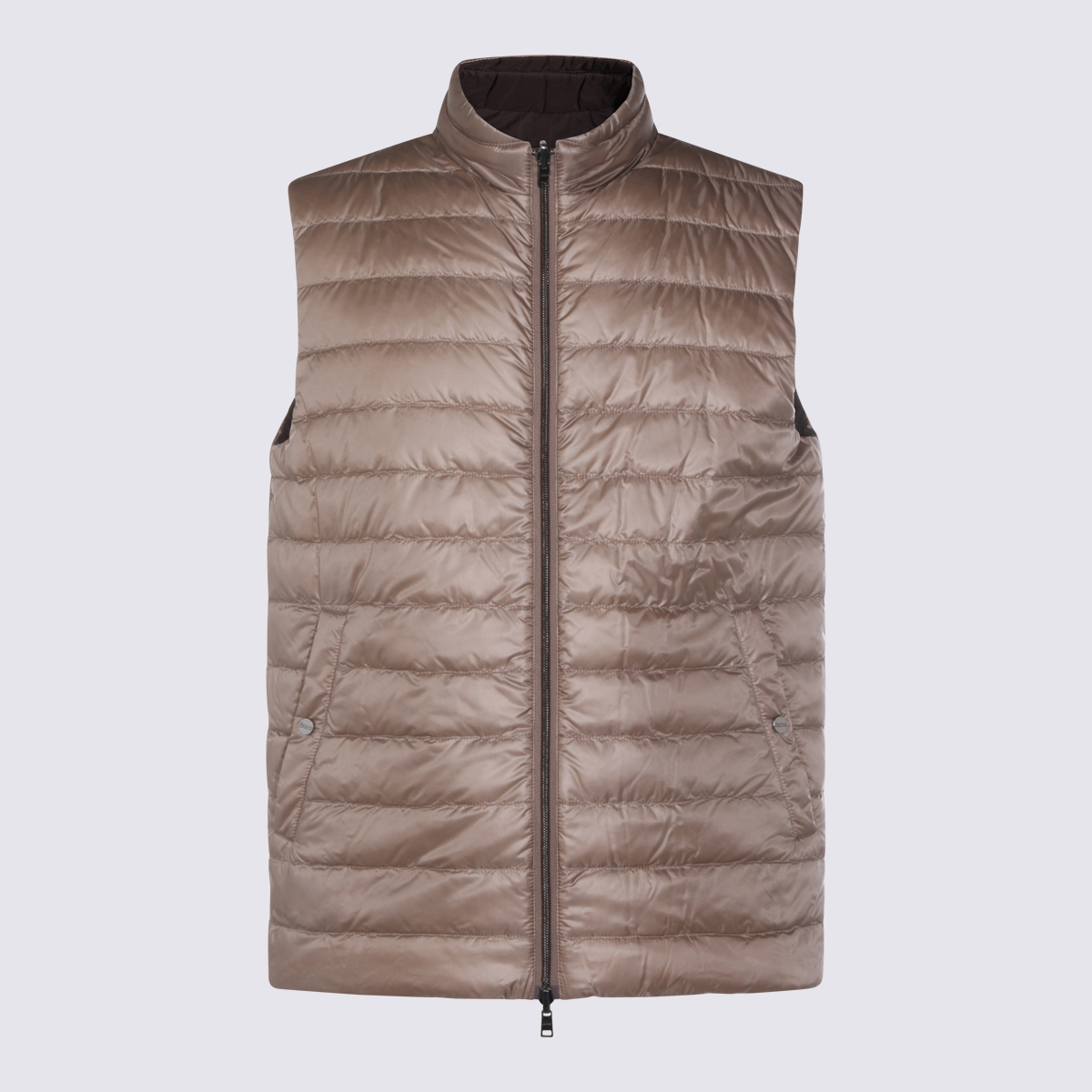HERNO Herno Coats Tortora-marrone _pa - Men　ヘルノ コート トープブラウン _pa - メンズ