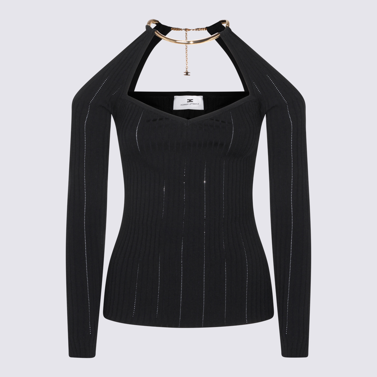 The Row Elisabetta Franchi Sweaters Black Vipaea - Women　Elisabetta Franchi セーター ブラック Vipaea - レディース