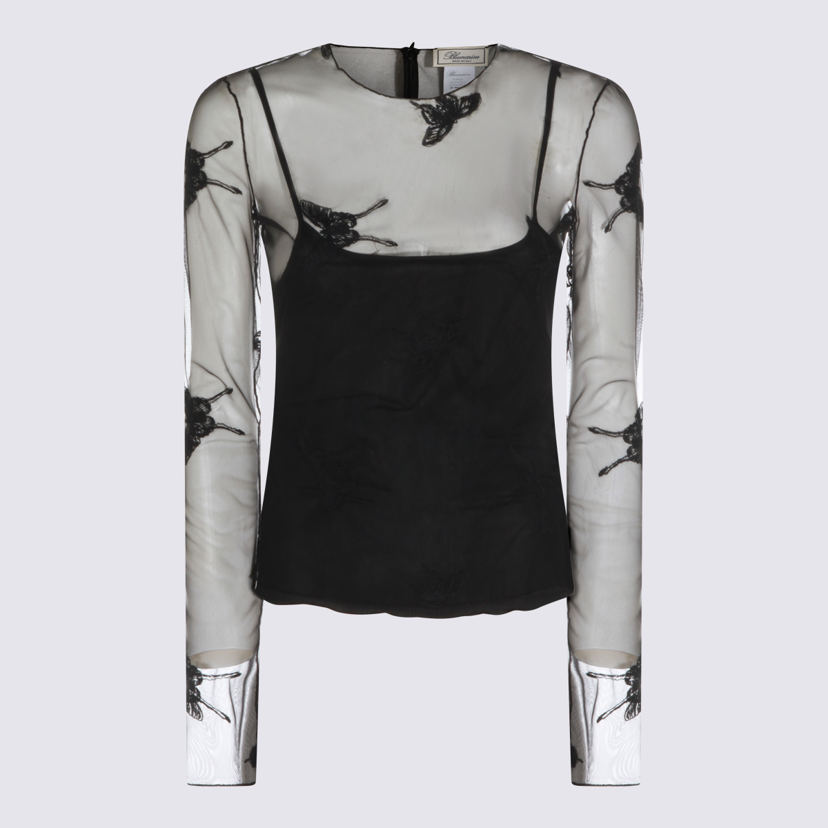 Blumarine Top Black _pa Pl – Women