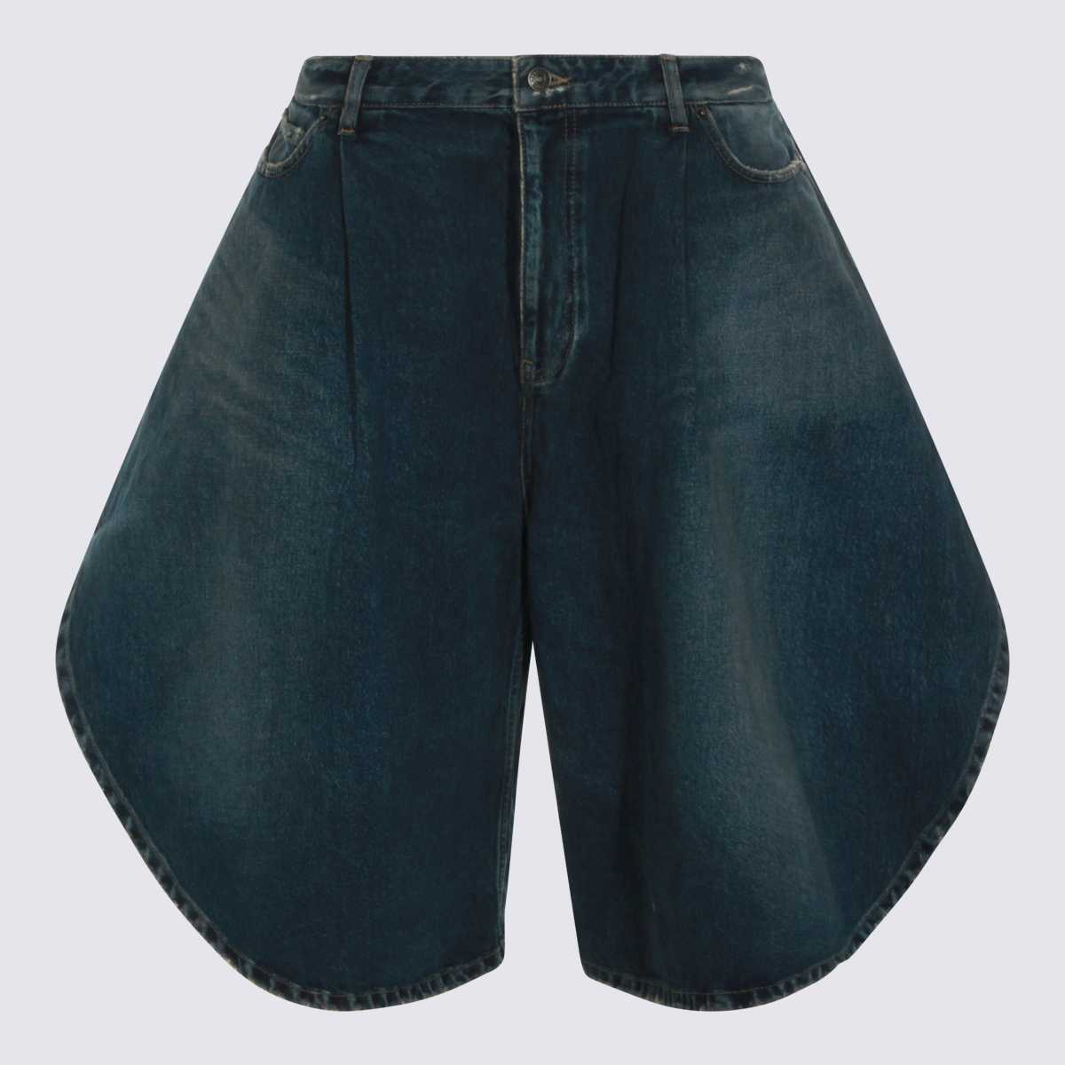 Balenciaga Shorts Dark Ocean _100 % Co – Women