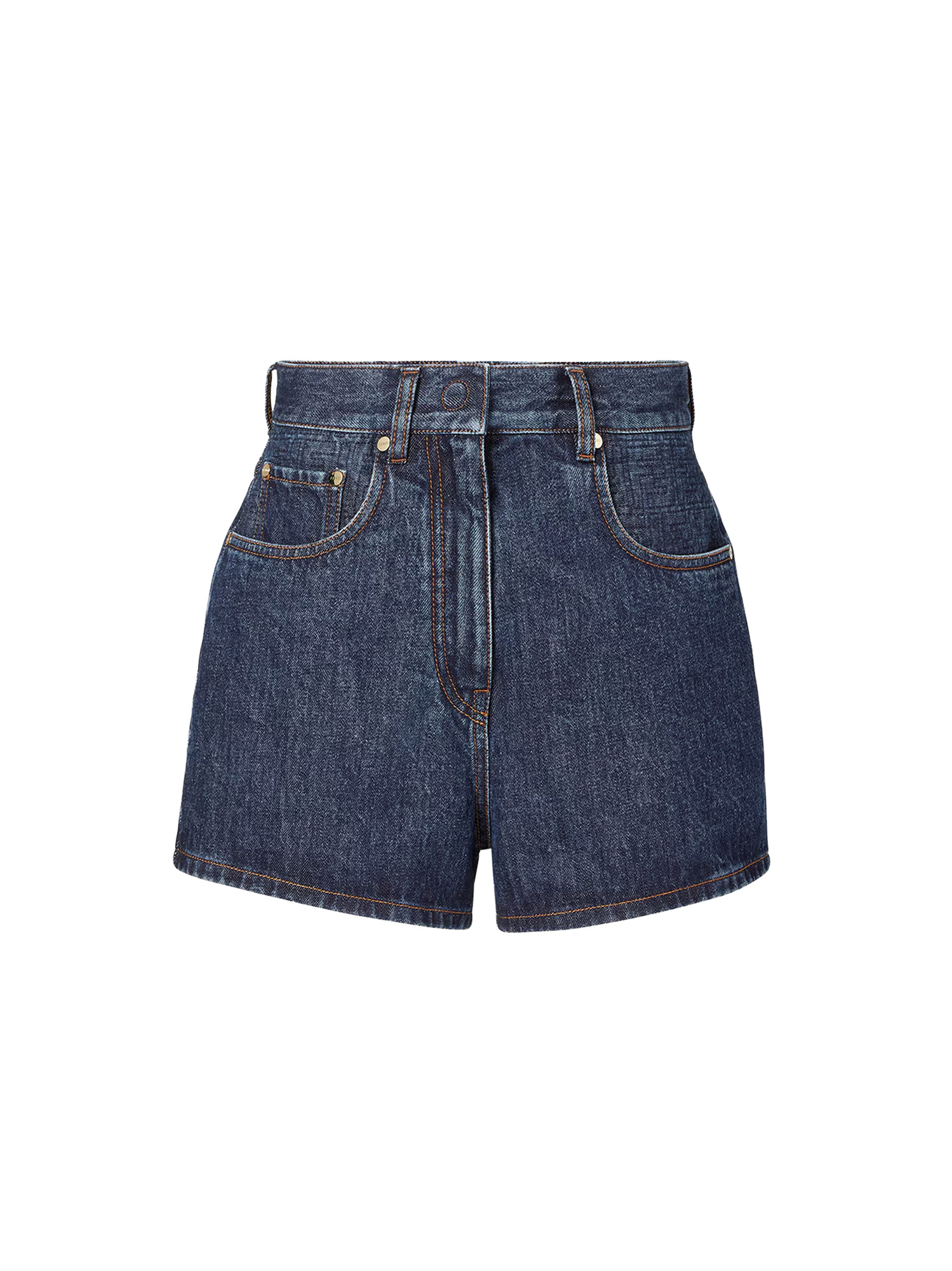 Fendi Shorts Blueberry 26 Cotone – Women