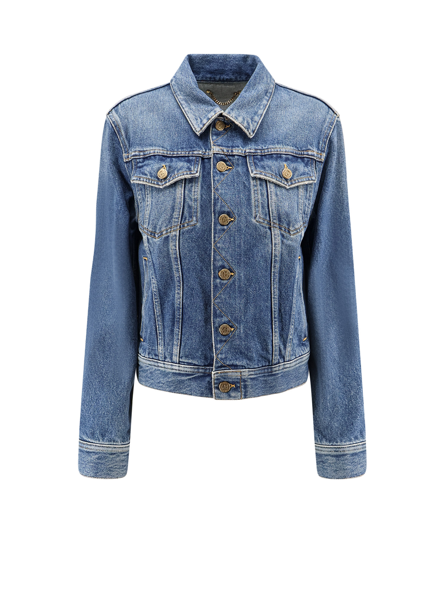 Golden Goose Jackets Blue Cotone – Women