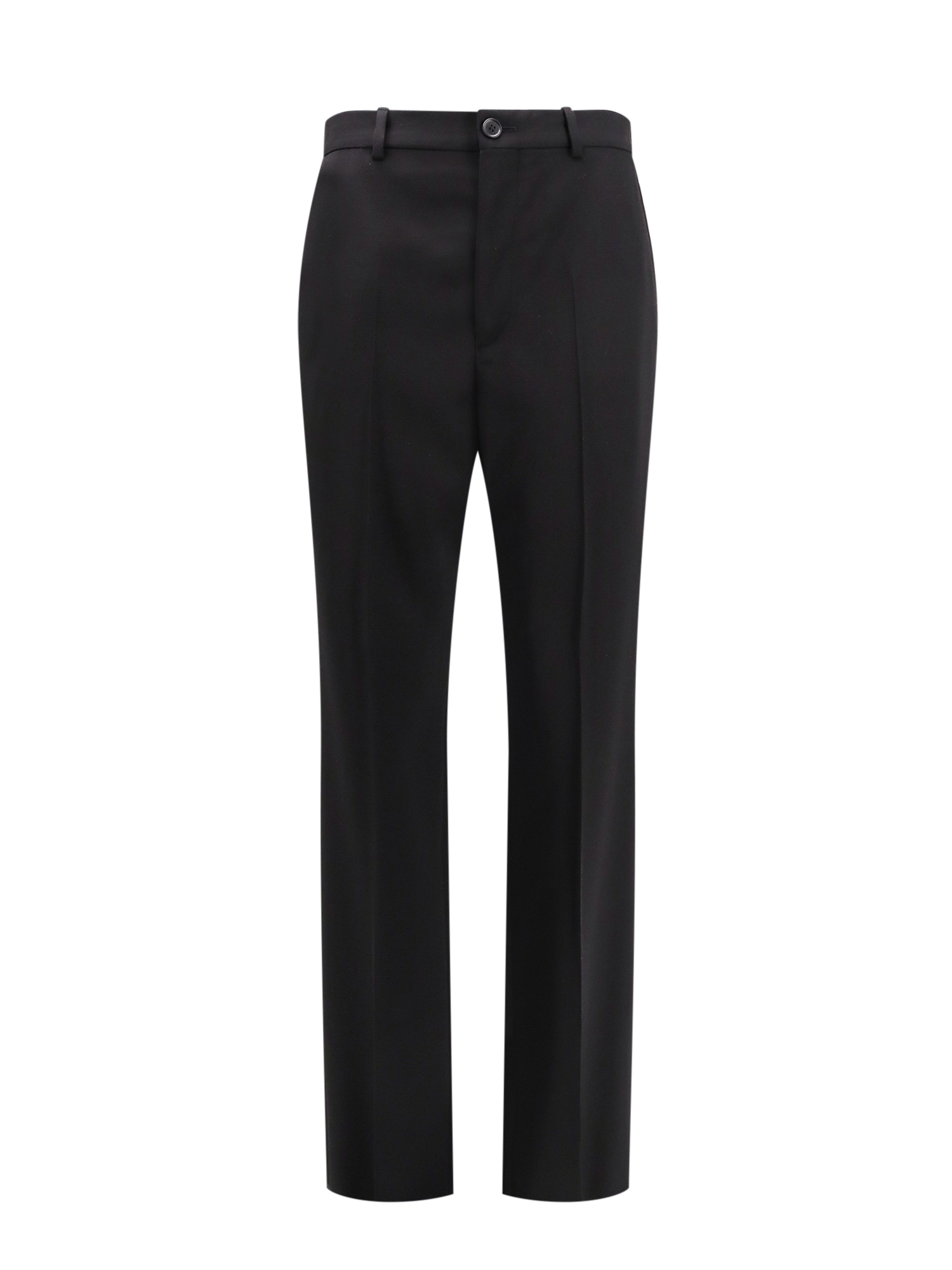 Balenciaga Slim Fit Wool Trousers