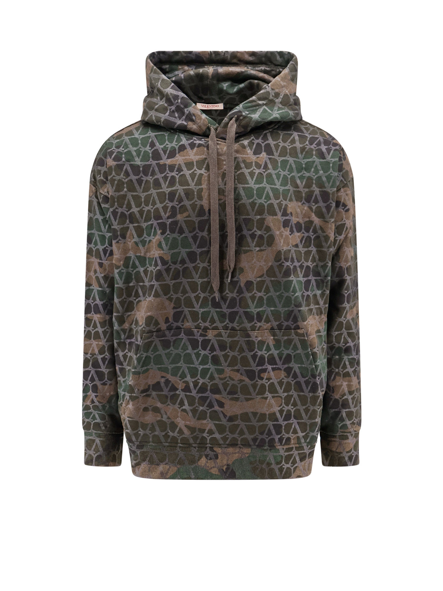 Valentino Garavani Printed Cotton Blend Sweatshirt
