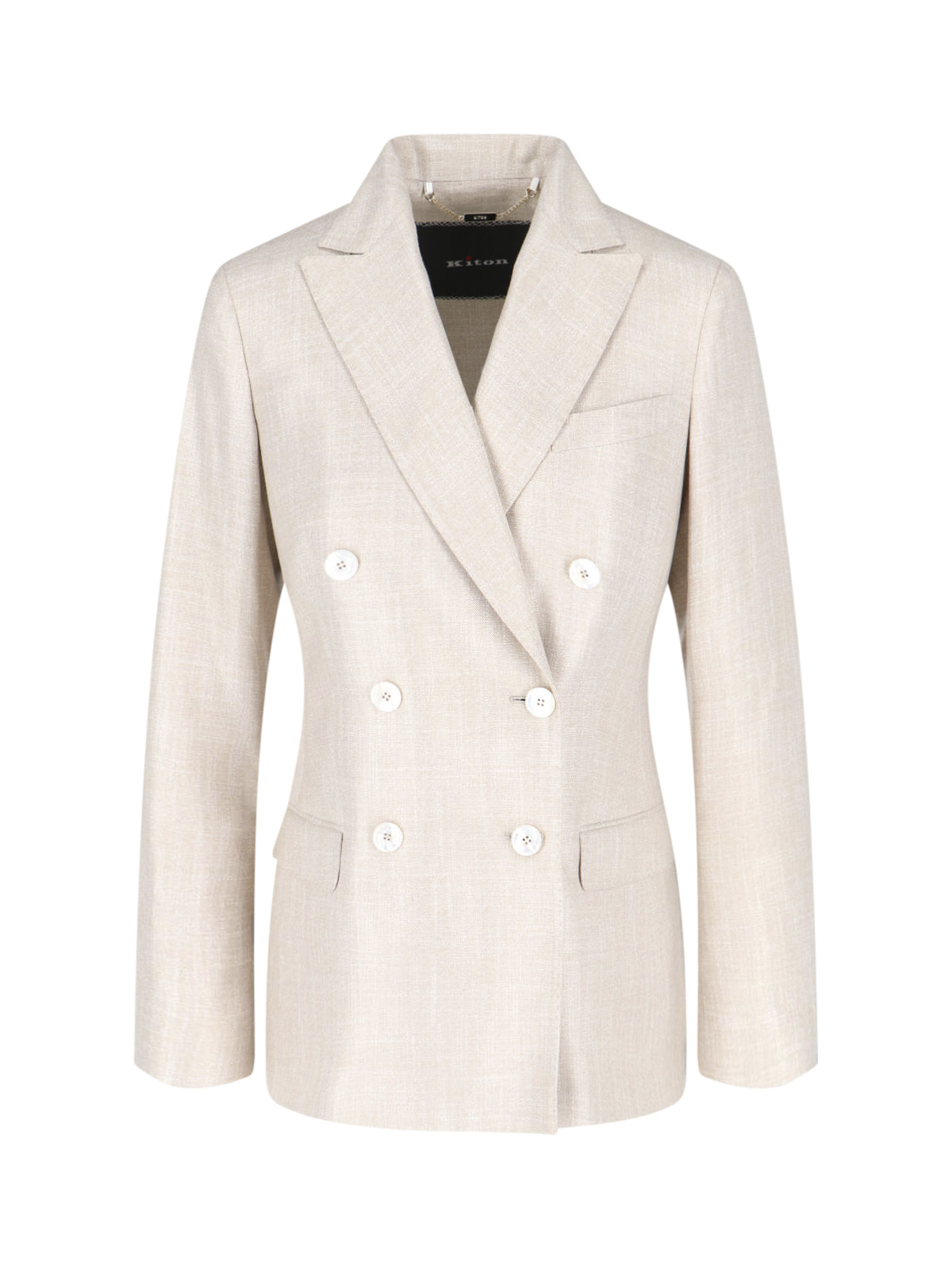 Kiton Jackets Beige Viscose – Women