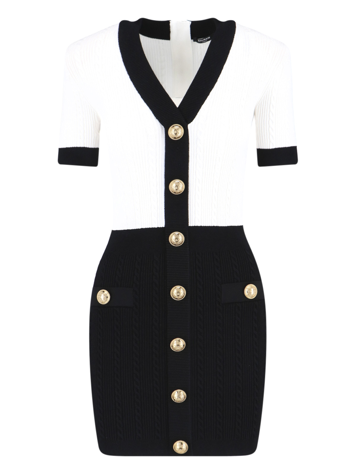 Balmain Dresses Black Viscose – Women