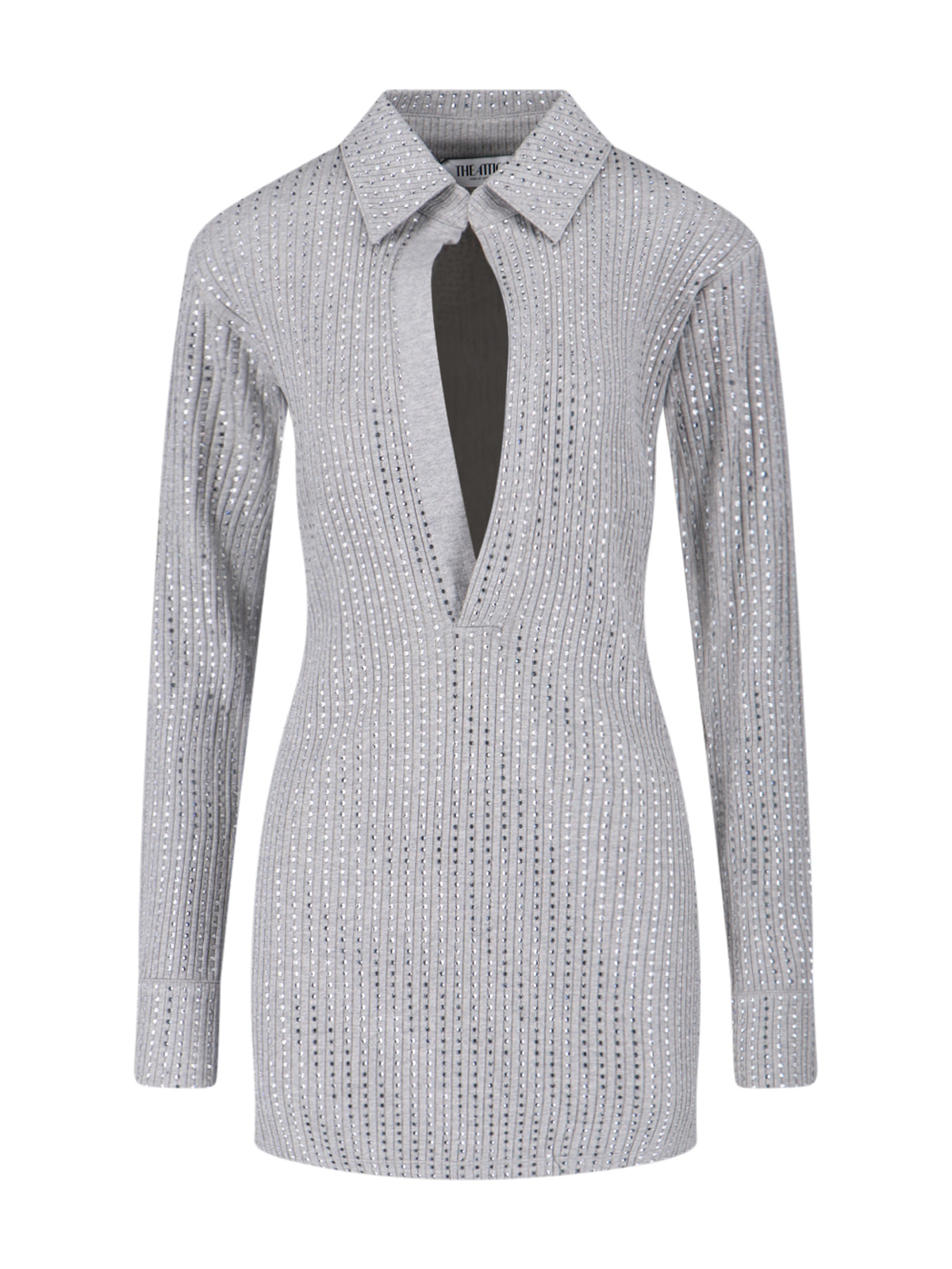 The Attico Dresses Grey Cotton – Women