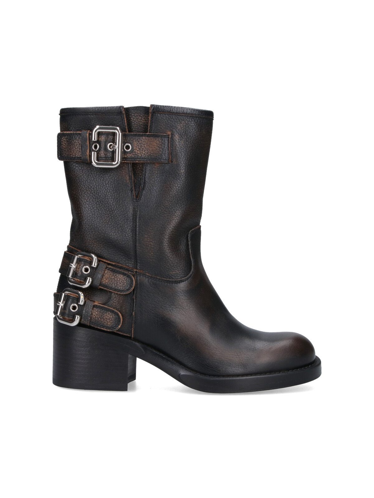 Chloè Boots Black Upper Material: Calf Leather – Women