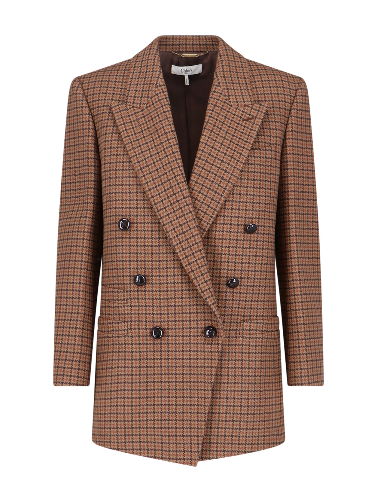 Chloè Jackets Brown Outer Shell: Wool – Women