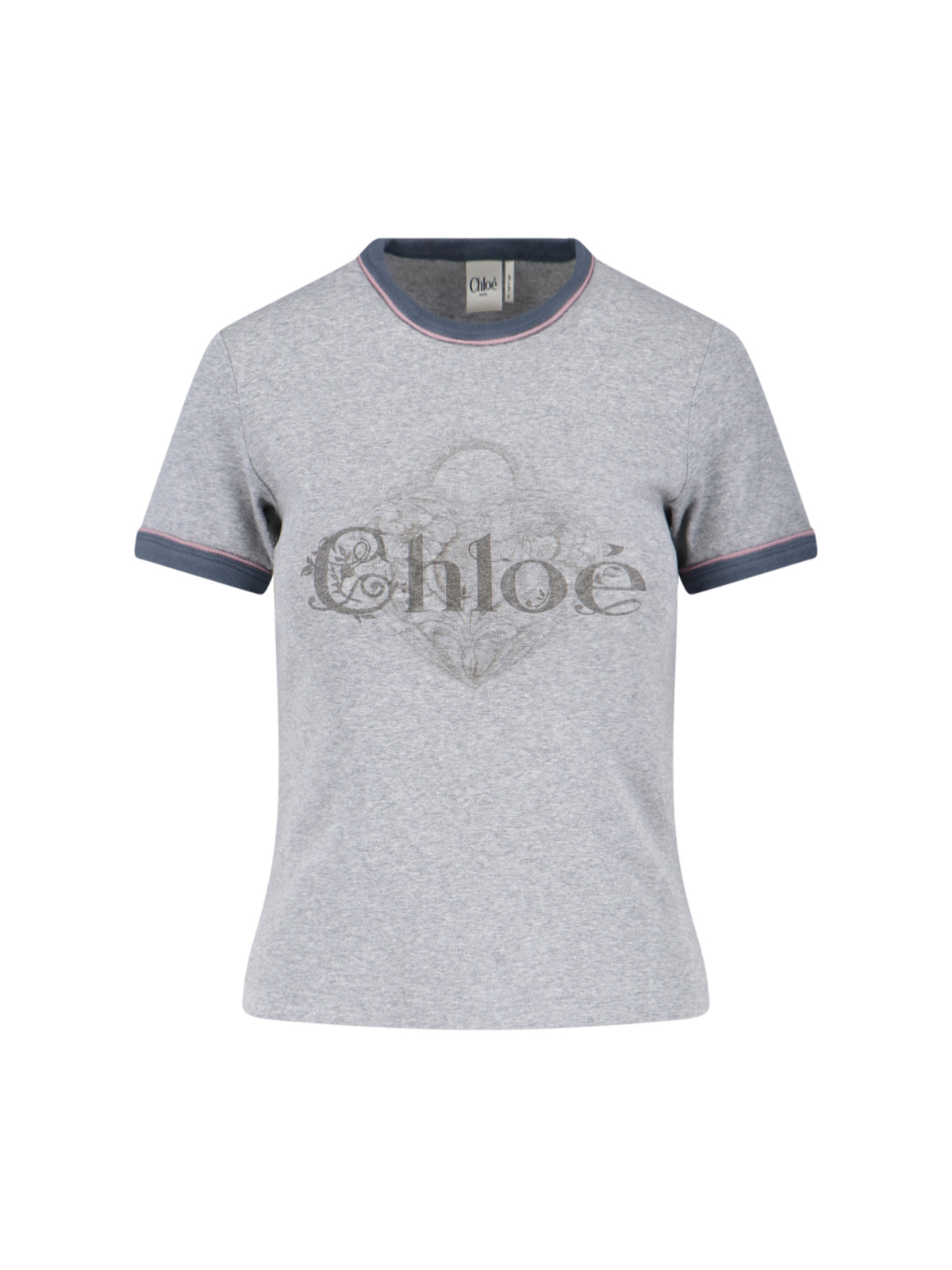 Chloè T-shirts and Polos Grey Cotton – Women