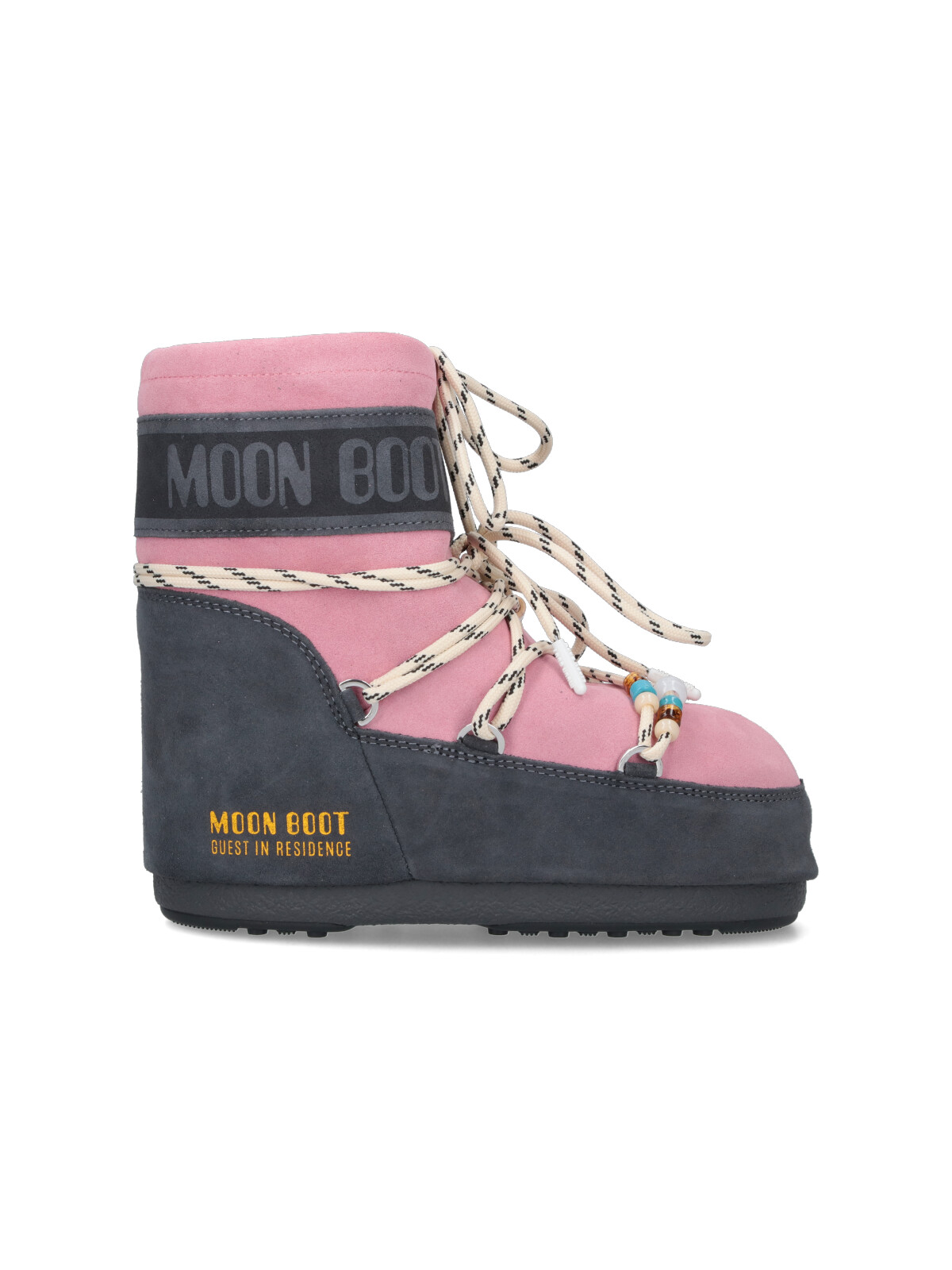 Moon Boot Pink Upper: Cow Suede – Women