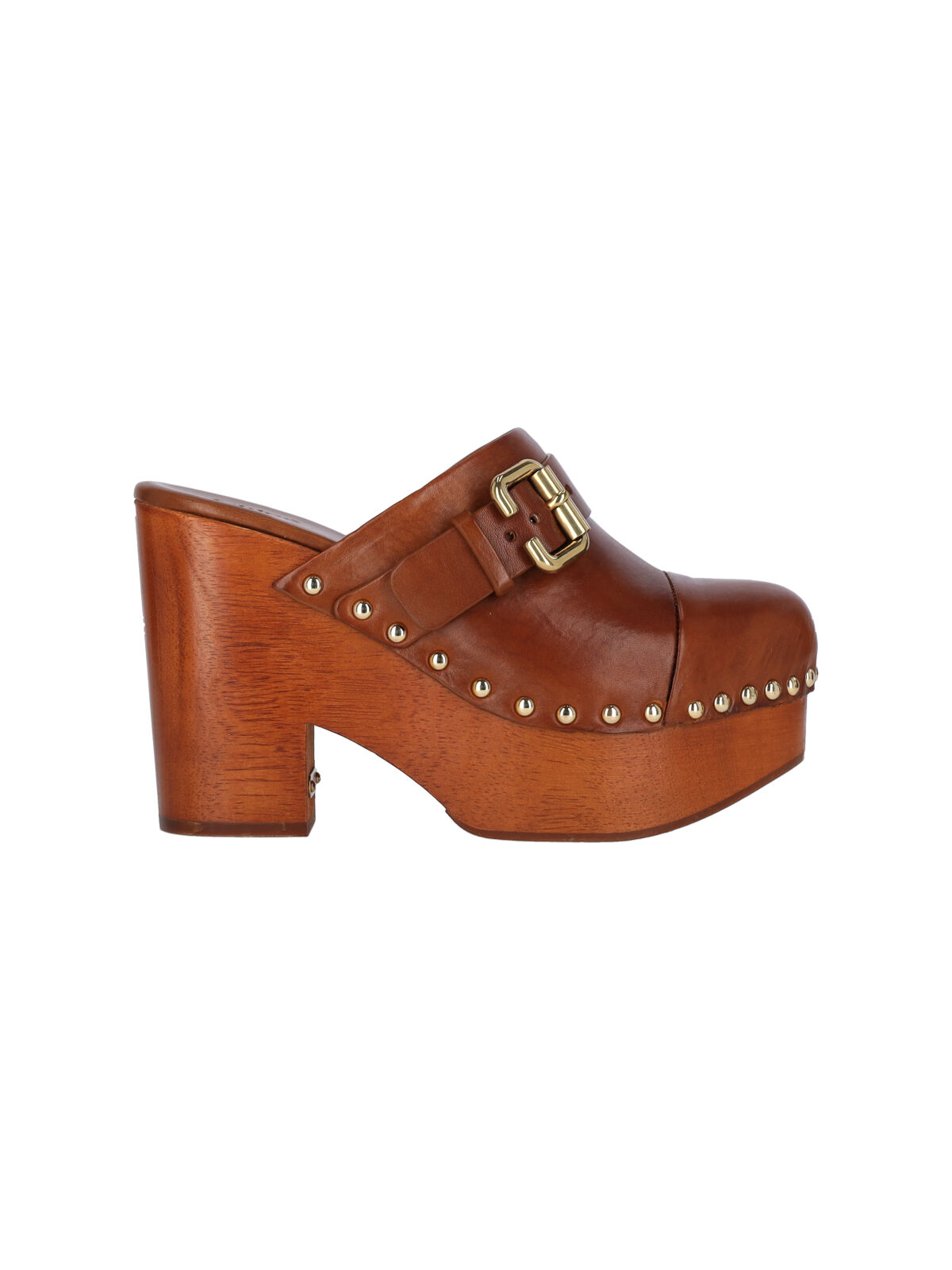 Chloè Sandals Brown Upper: Cow Leather – Women