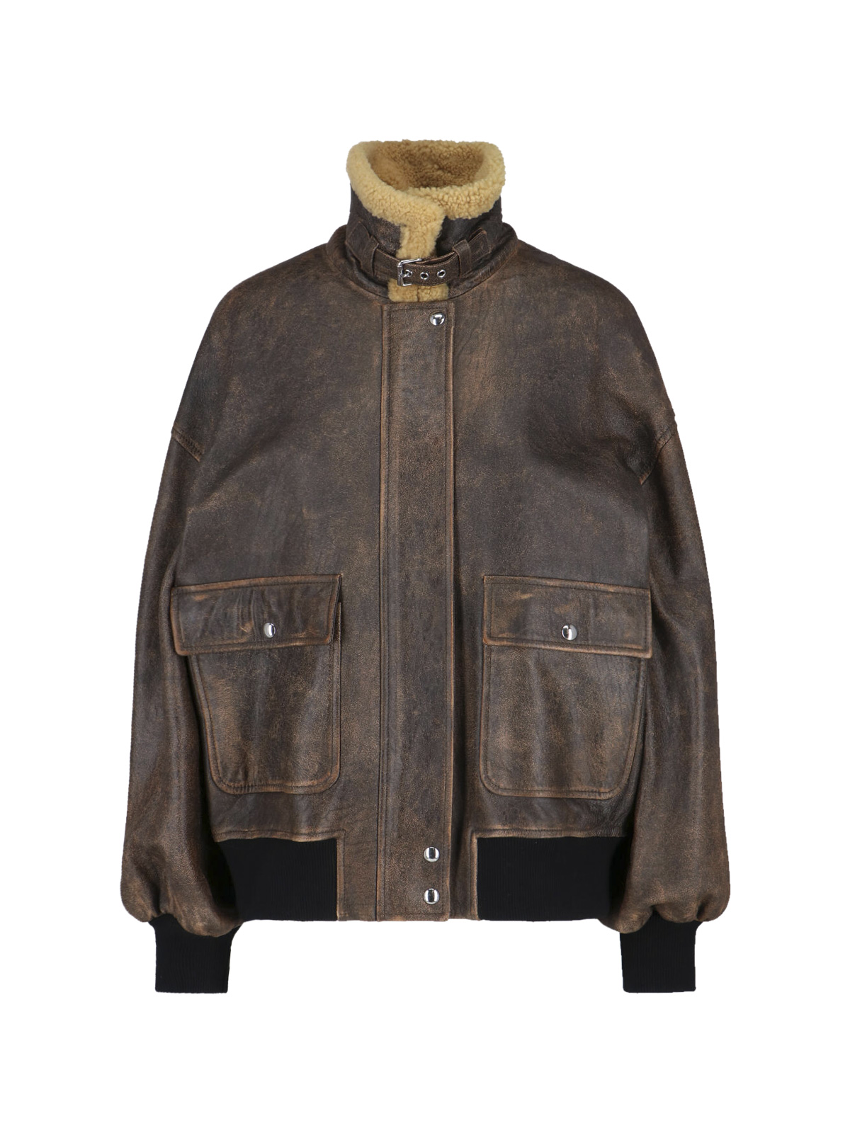 KHAITE Jackets Brown Lamb Leather – Women
